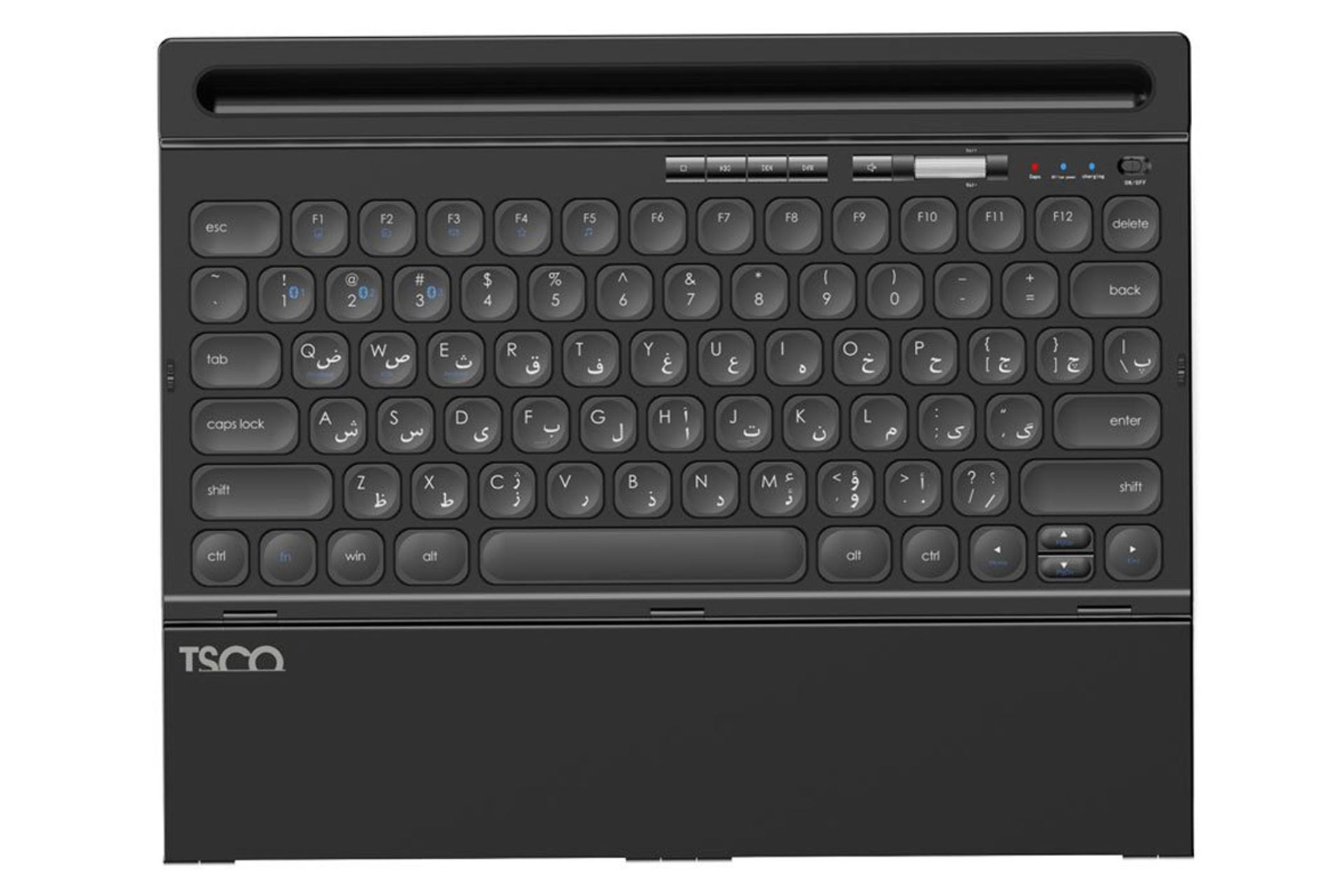 کیبورد تسکو TK 7321 BT نمای بالا