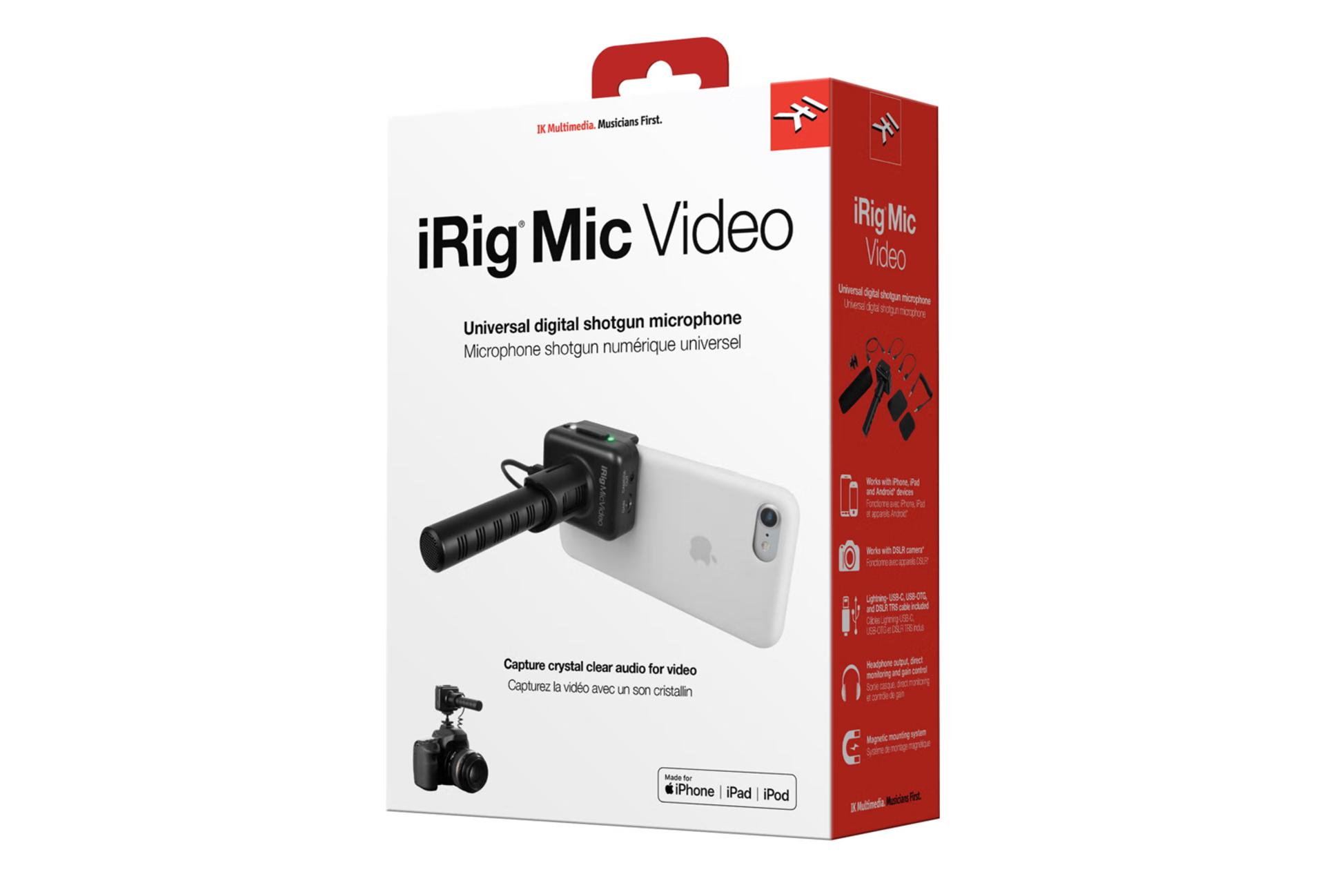 جعبه میکروفون آی کی مولتی مدیا iRig Mic Video