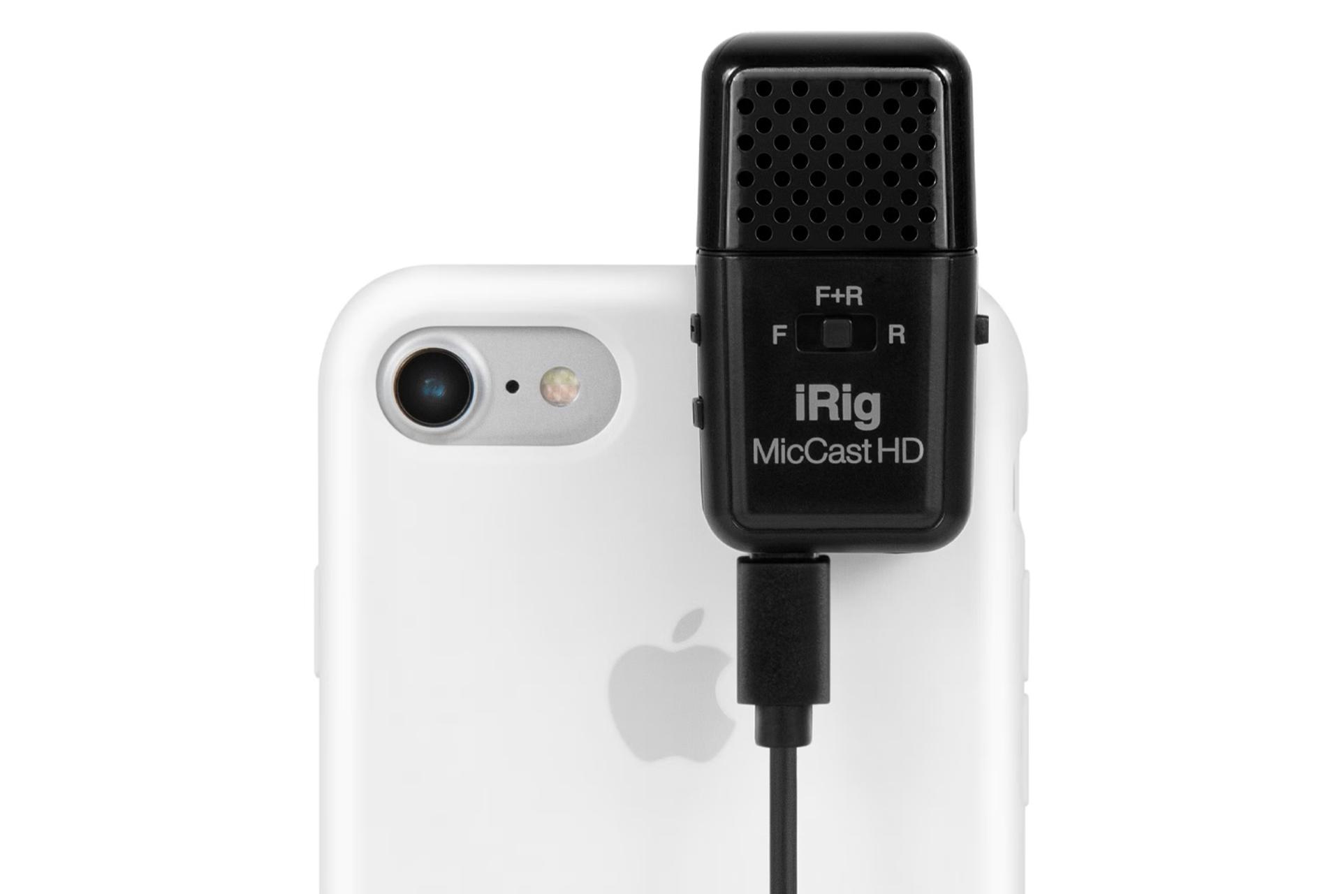 کانکتور و اتصال میکروفون آی کی مولتی مدیا iRig Mic Cast HD