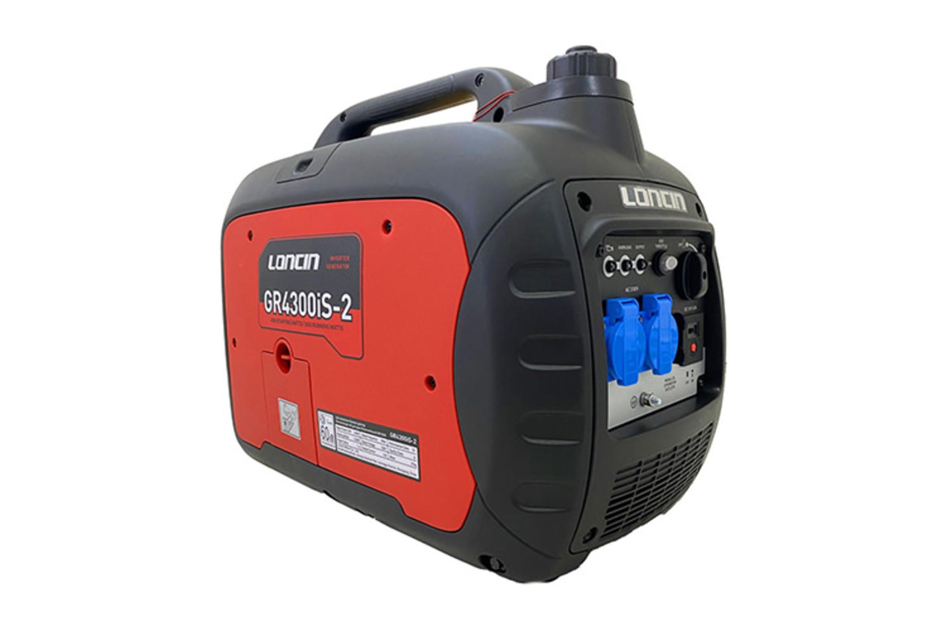 موتور برق لانسین LONCIN GR4300iS-2 نمای جلو و چپ