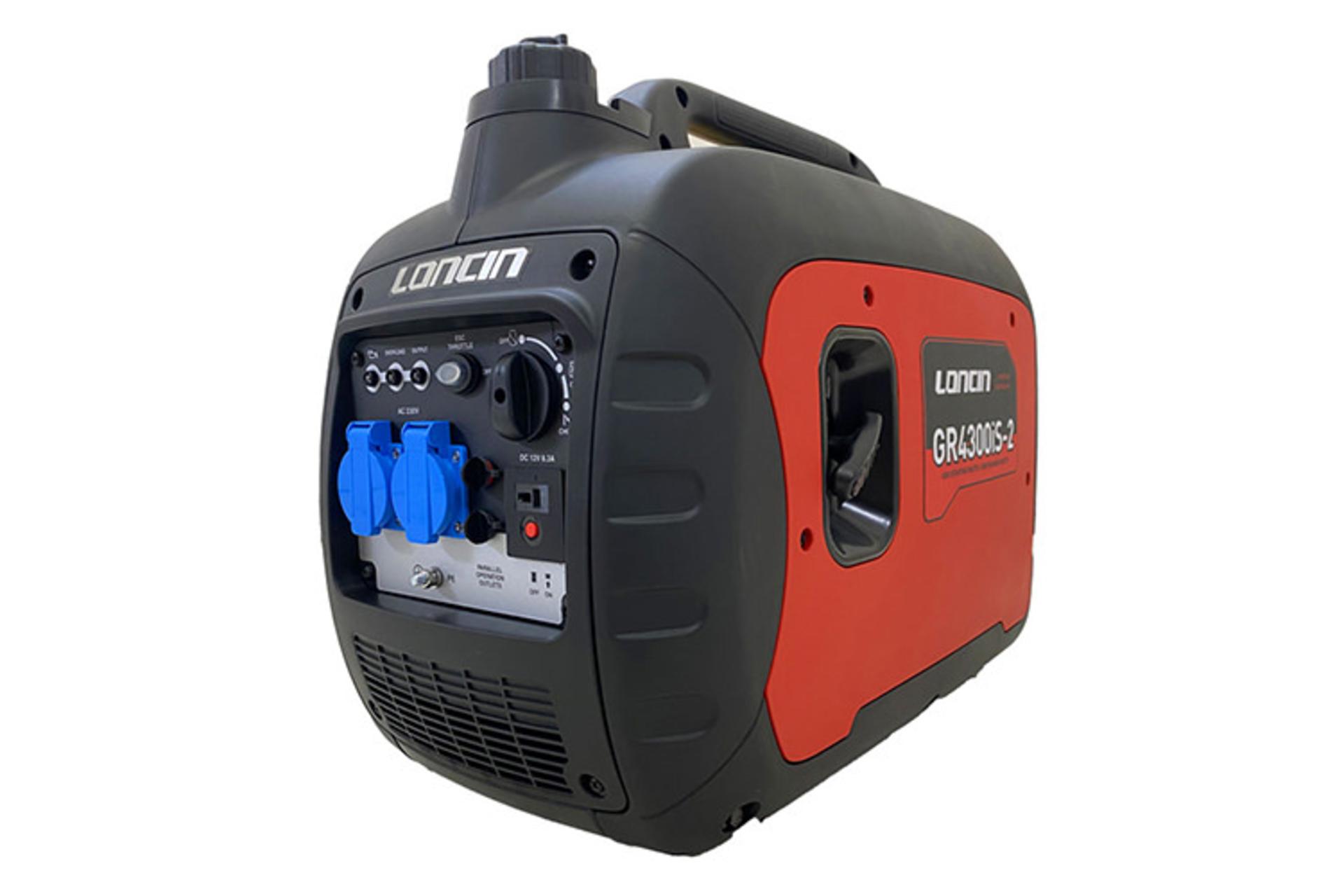 مرجع متخصصين ايران موتور برق لانسين LONCIN GR4300iS-2 نماي جلو و راست