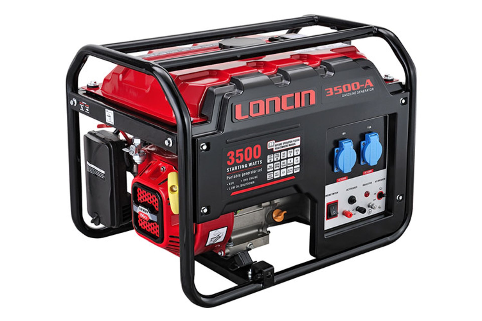 موتور برق لانسین LONCIN LC3500-A نمای جلو و چپ