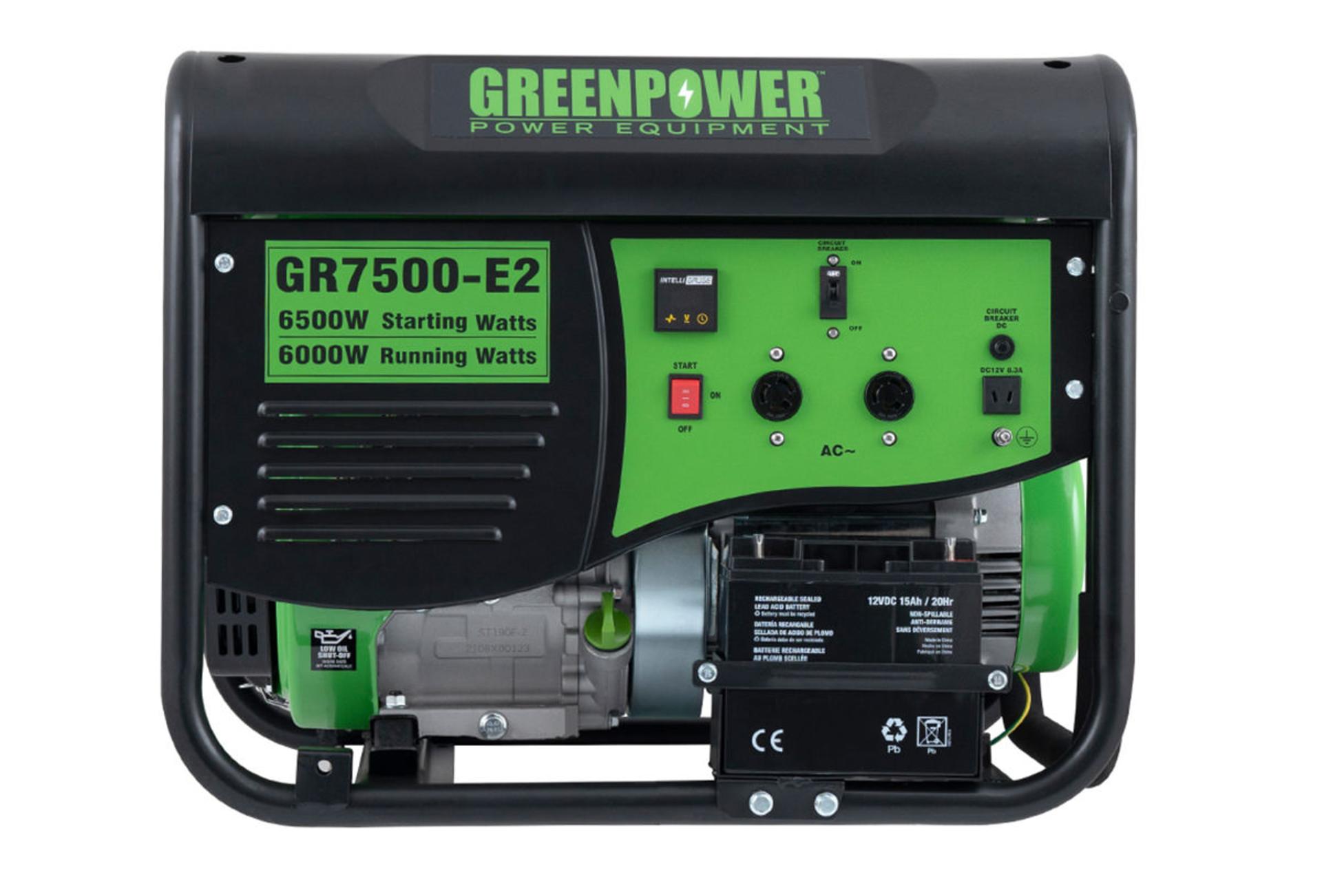 موتور برق گرین پاور Green Power GR7500-E2 نمای جلو