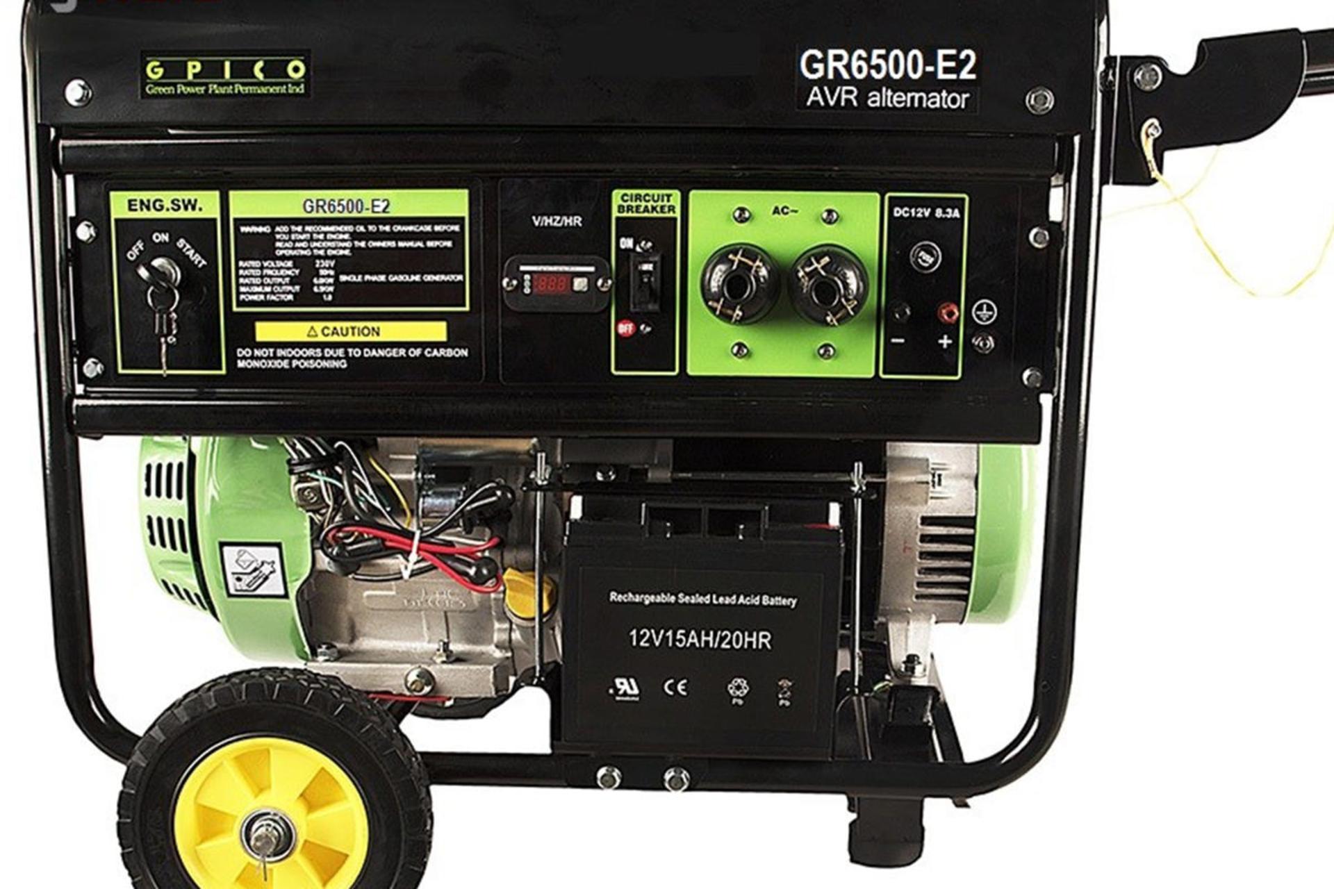 موتور برق گرین پاور Green Power GR6500-E2 نمای جلو