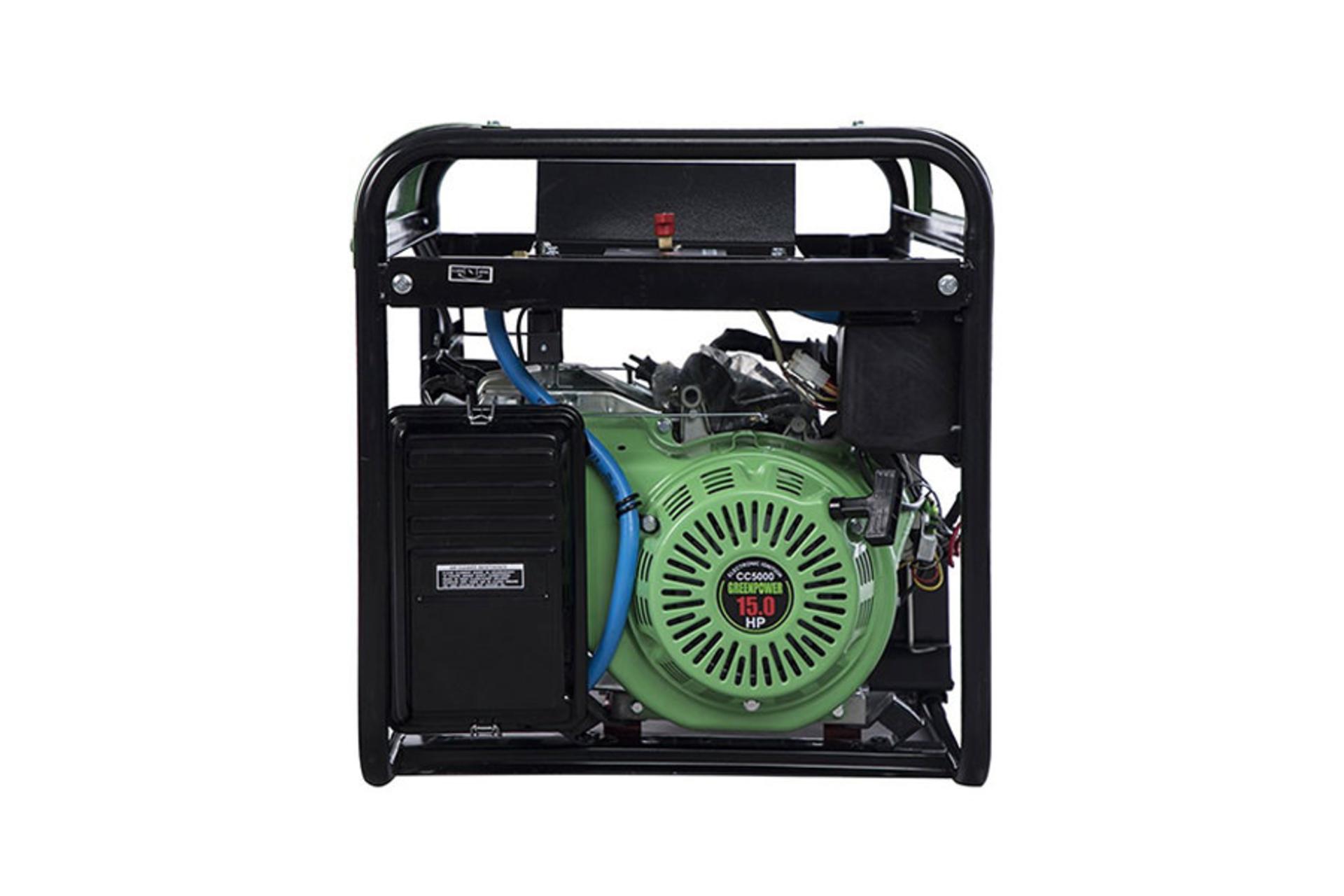 موتور برق گرین پاور Green Power CC5000AT-NG/LPG نمای جانبی چپ