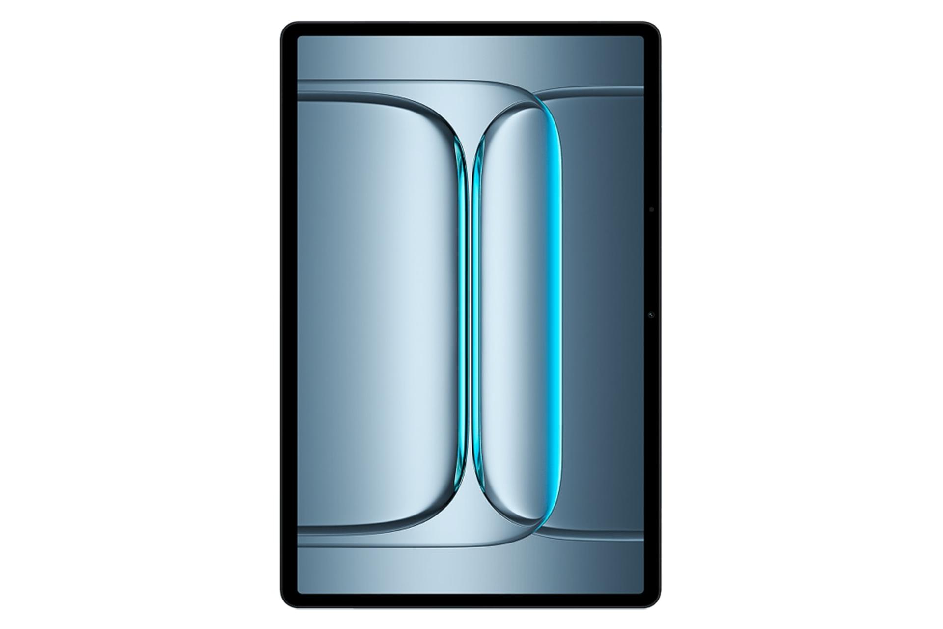 نمای پنل جلوی تبلت وان پلاس پد لایت / OnePlus Pad Lite با نمایش حاشیه‌های نمایشگر و دوربین سلفی