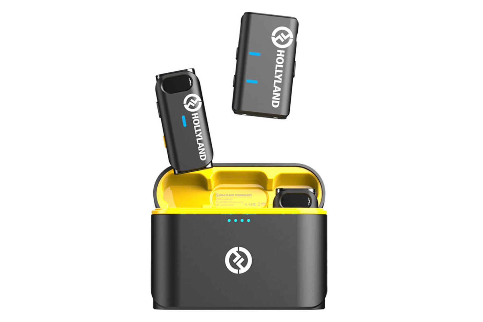 کیس شارژ میکروفون هالی لند LARK M1 Duo