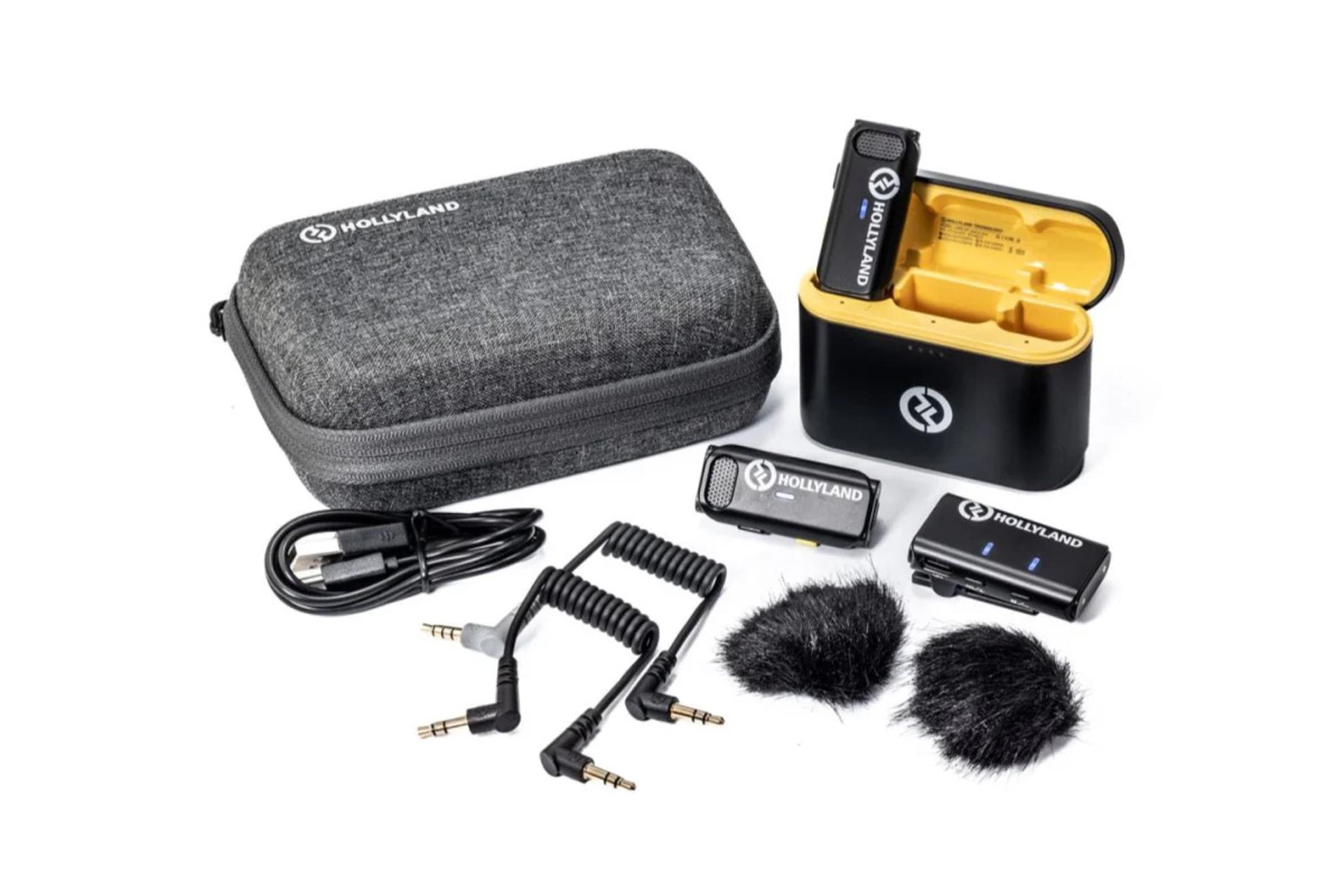 اقلام همراه میکروفون هالی لند LARK M1 Duo