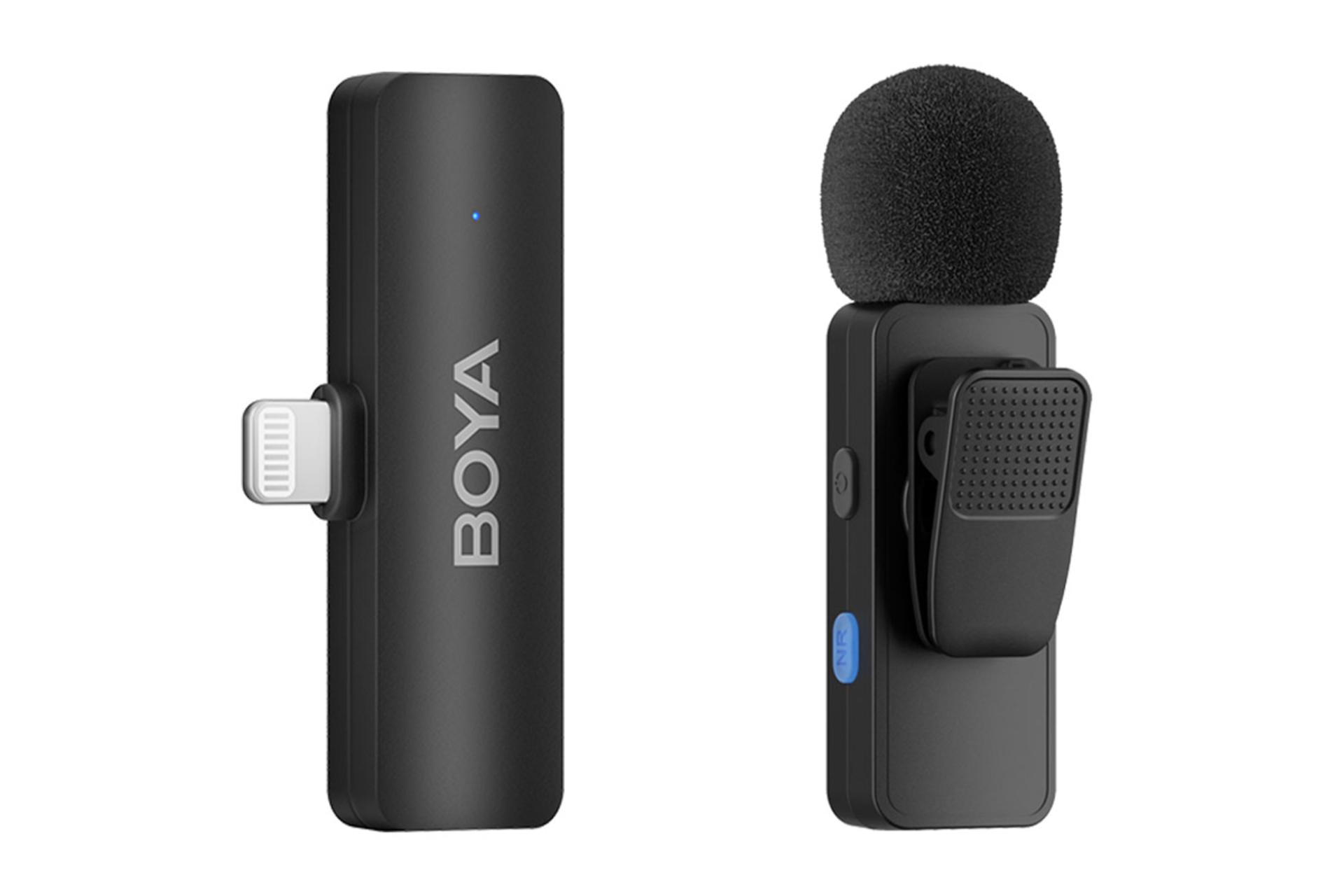 ابعاد و اندازه میکروفون بویا BY-V4D Lightning