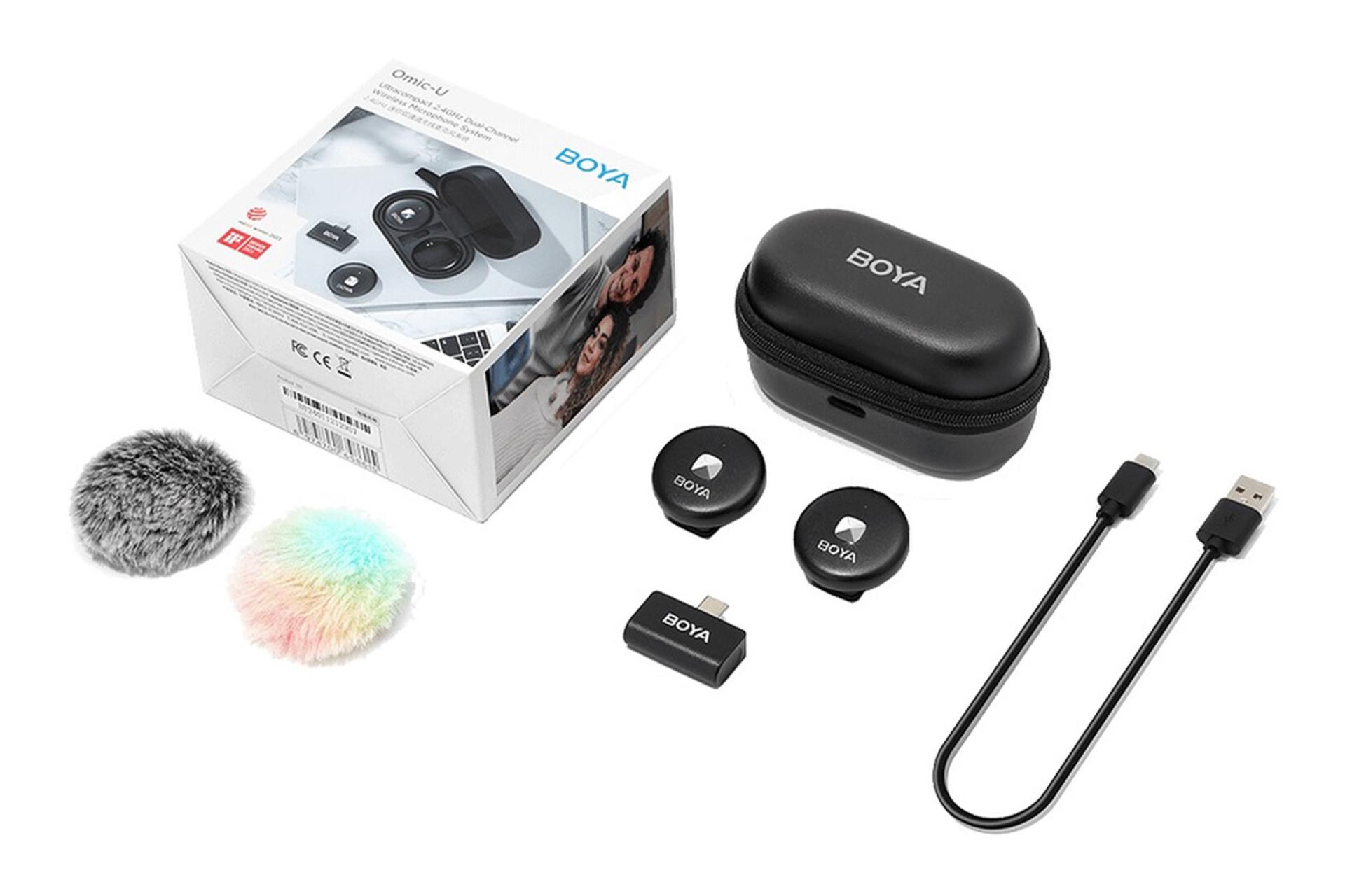 اقلام همراه میکروفون بویا OMIC-U