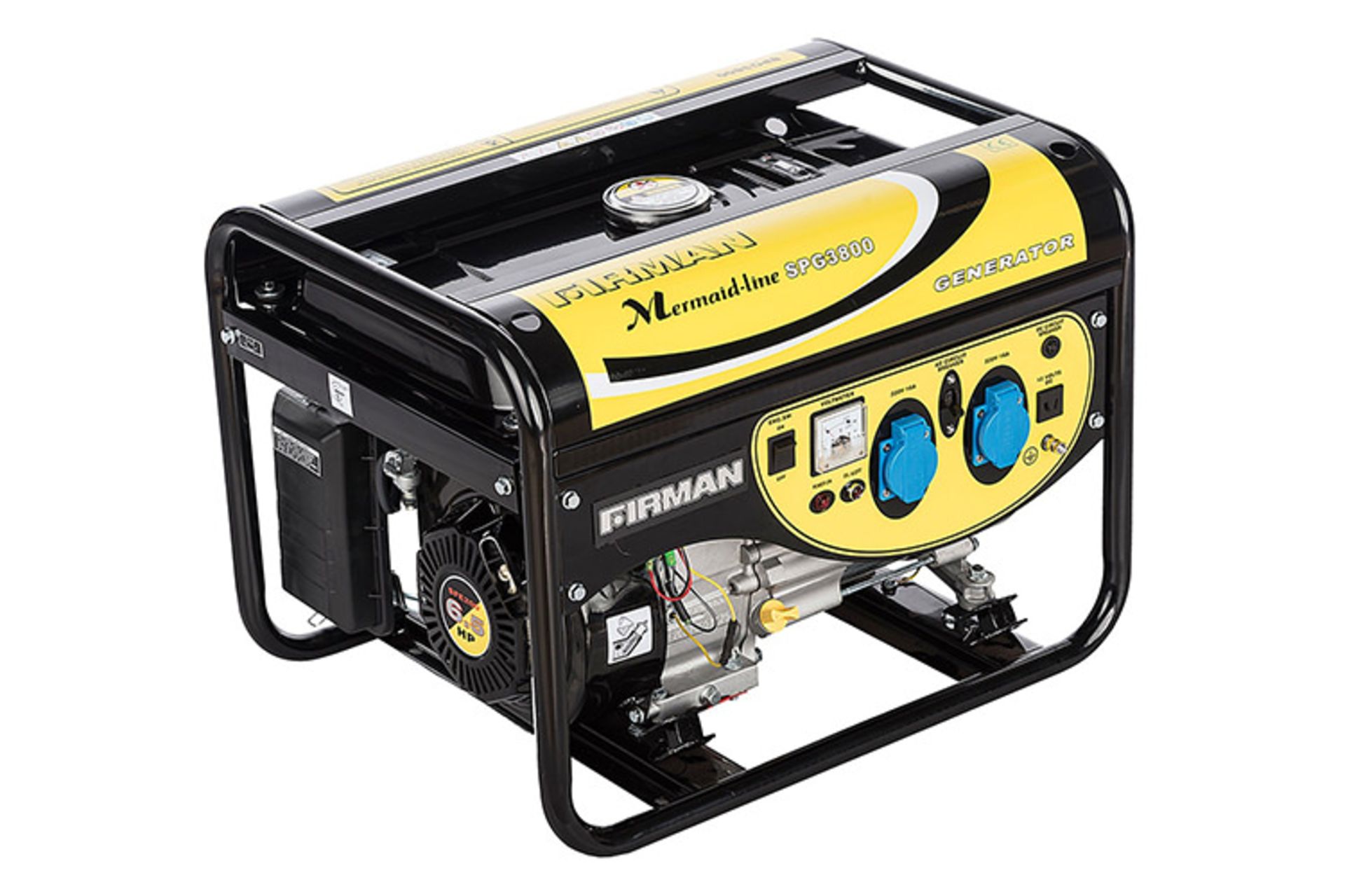 موتور برق فیرمن FIRMAN SPG3800 نمای جلو و جانبی