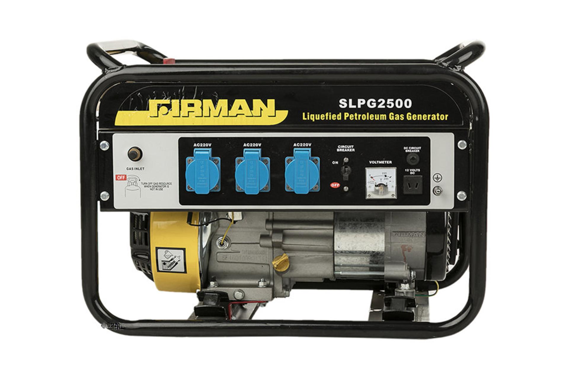 مرجع متخصصين ايران موتور برق فيرمن FIRMAN SLPG2500 نماي جلو