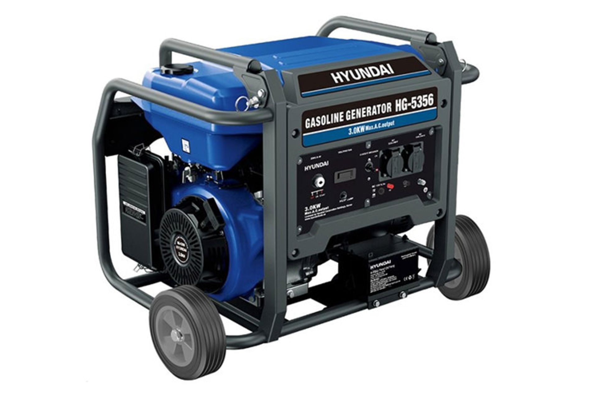 موتور برق هیوندای Hyundai HG-5356 نمای جلو و جانبی