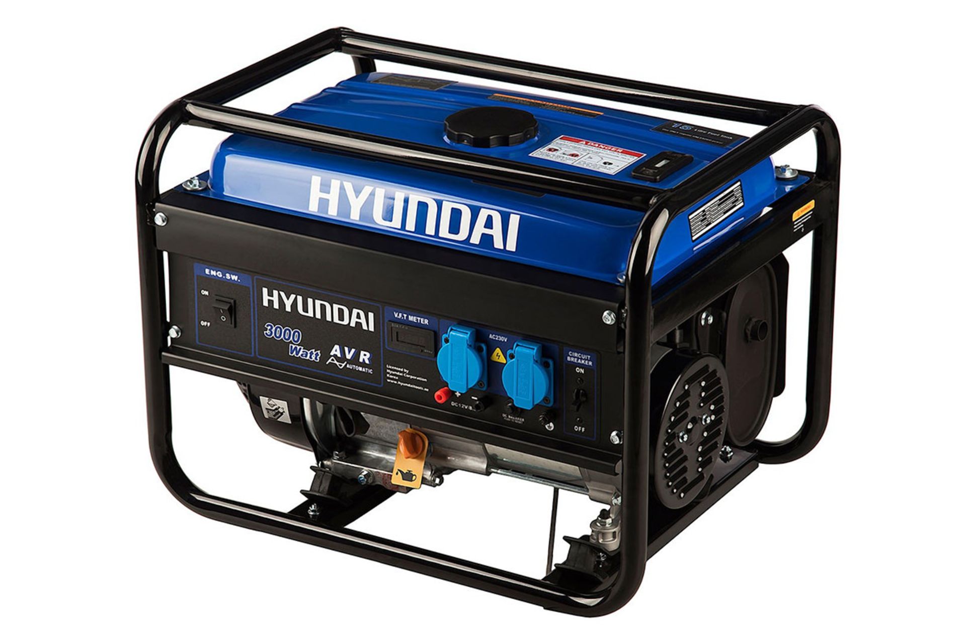 موتو برق هیوندای Hyundai HG5360-PG نمای جلو و جانبی