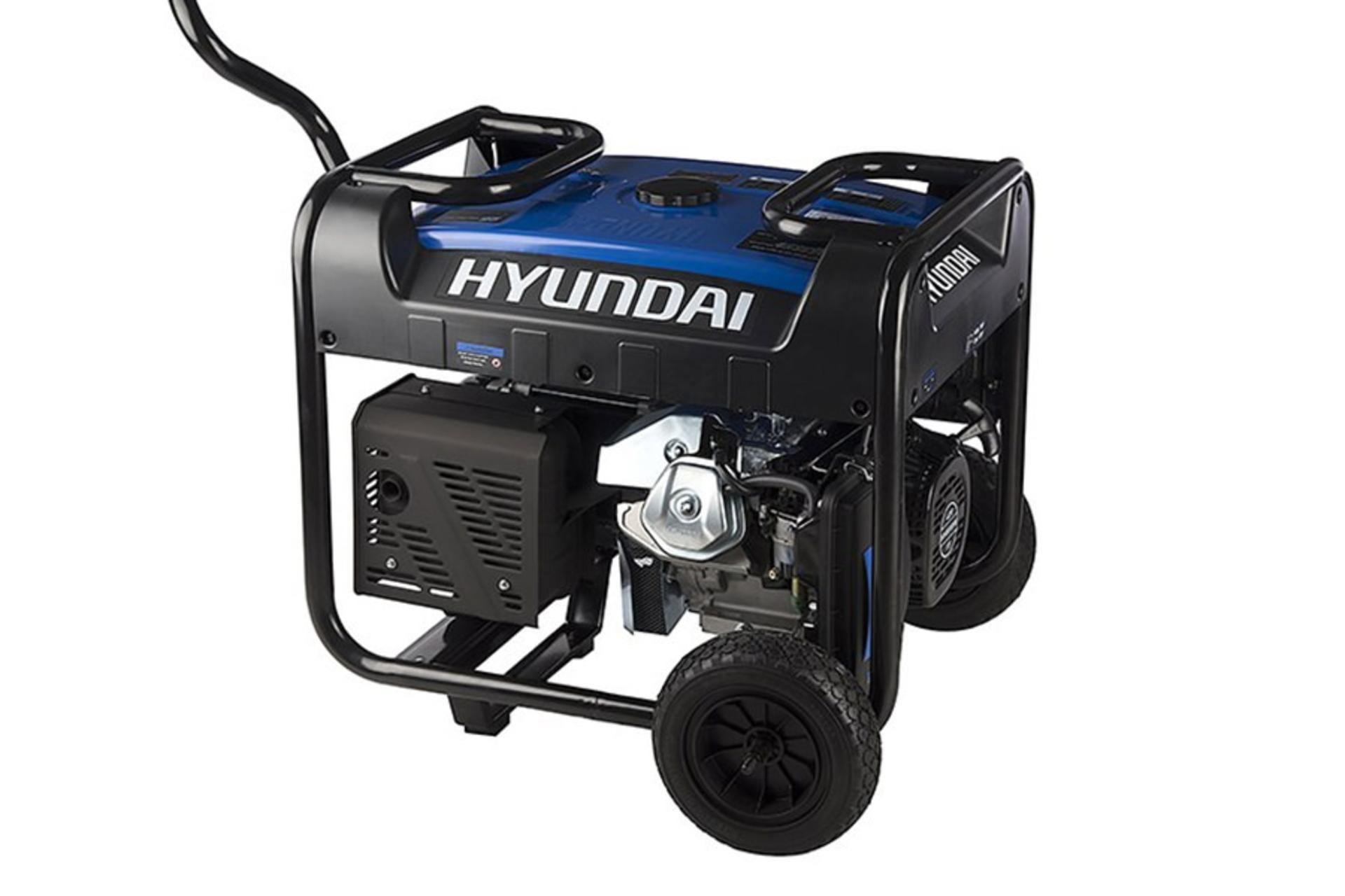 موتور برق هیوندای Hyundai HG8550-PG نمای پشت و جانبی