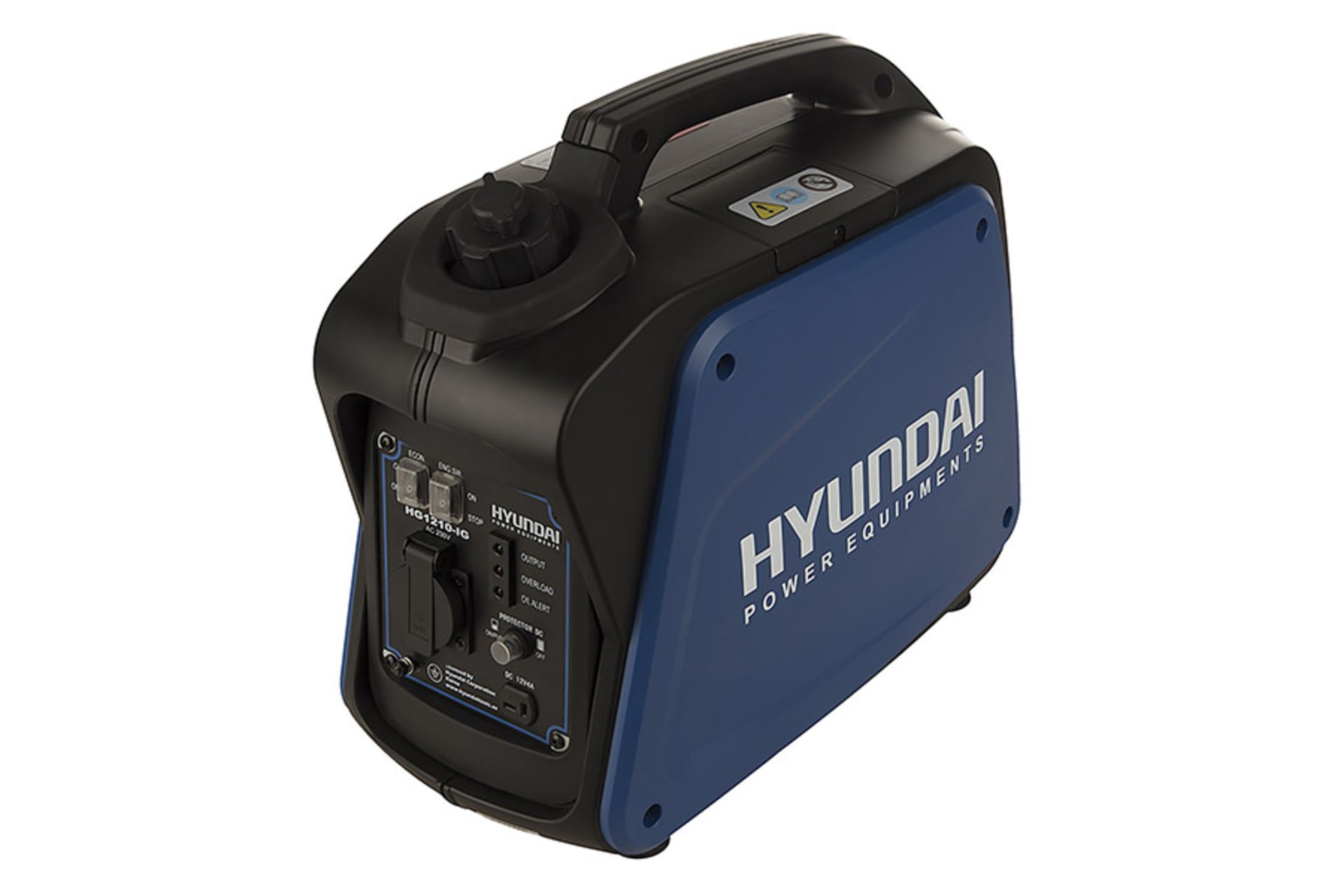 موتور برق هیوندای Hyundai HG1210-IG نمای جلو و جانبی