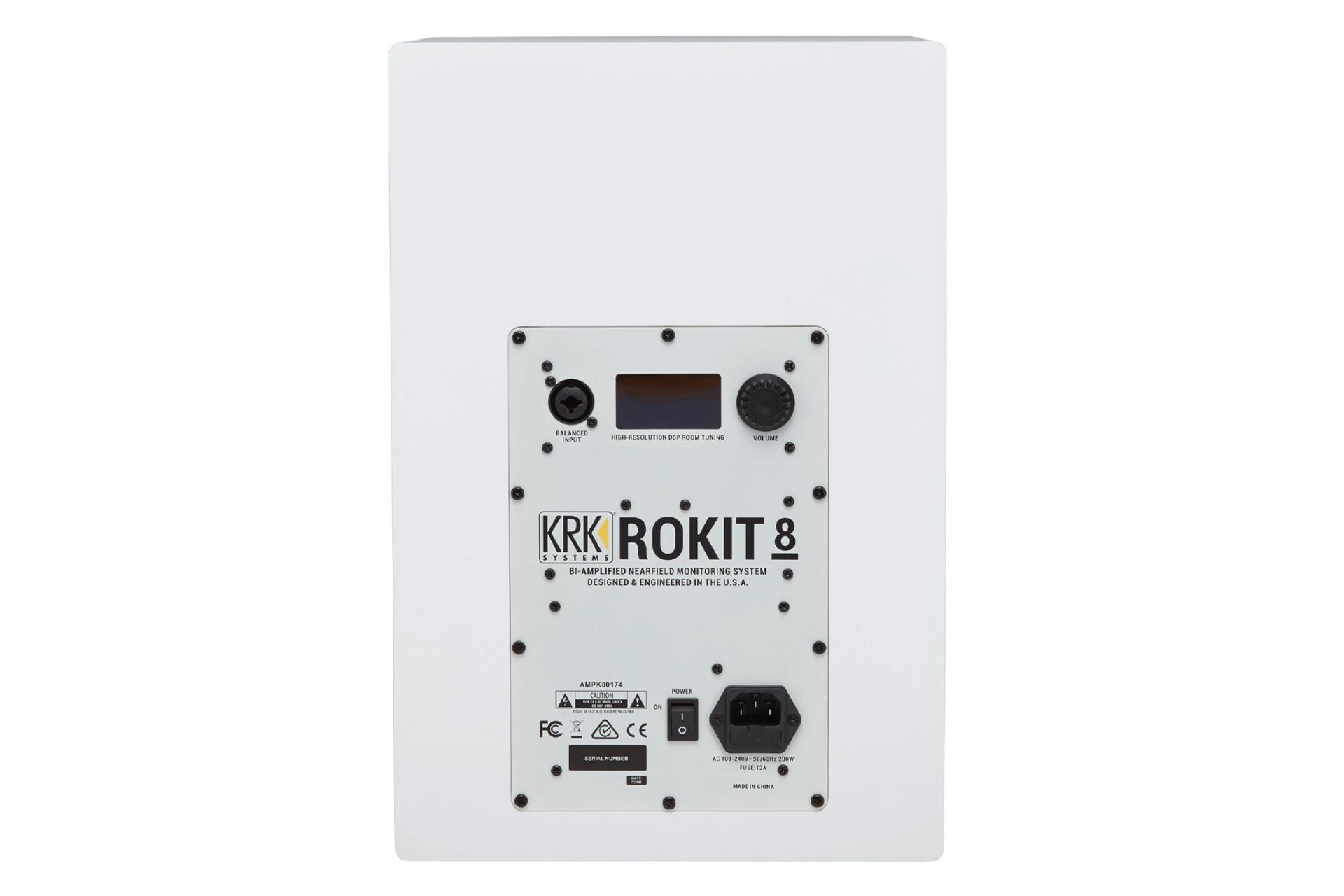 نمای پشت و بدنه اسپیکر کی آر کی ROKIT 8 Generation 4