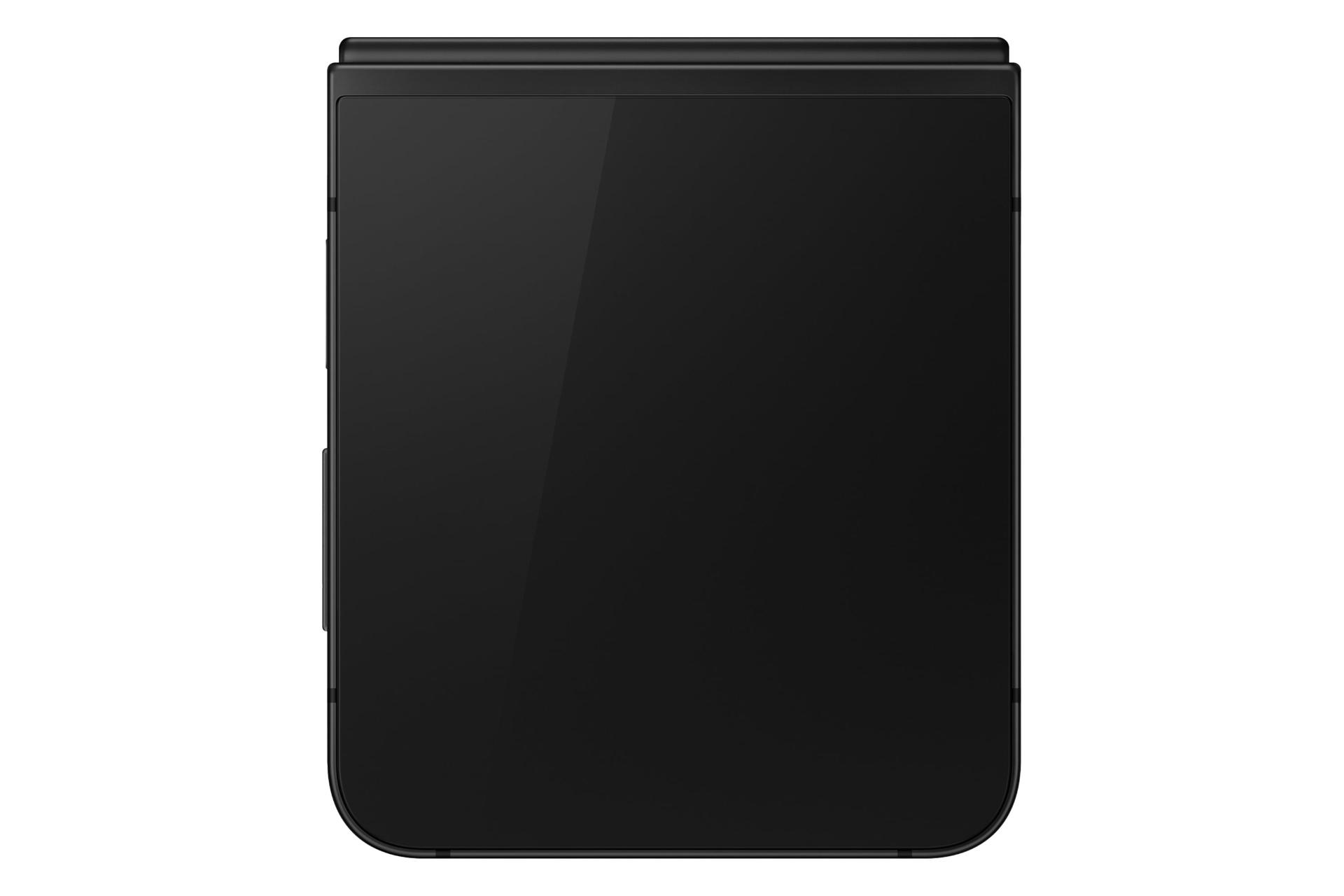 پنل پشت در حالت بسته گوشی موبایل گلکسی زد فلیپ 7 FE سامسونگ مشکی / Samsung Galaxy Z Flip7 FE