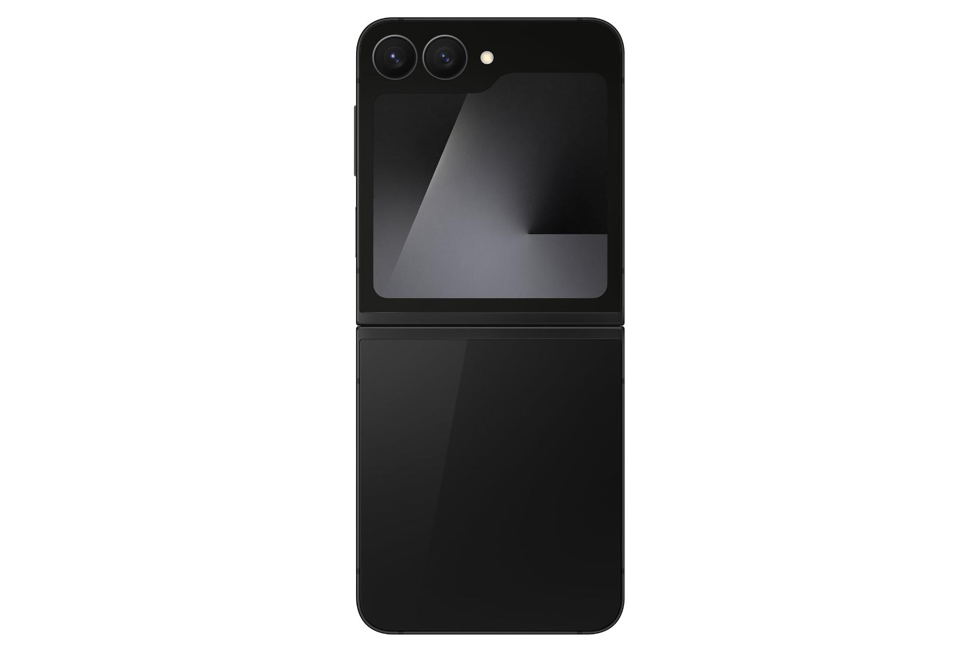 پنل پشت در حالت باز گوشی موبایل گلکسی زد فلیپ 7 FE سامسونگ مشکی / Samsung Galaxy Z Flip7 FE