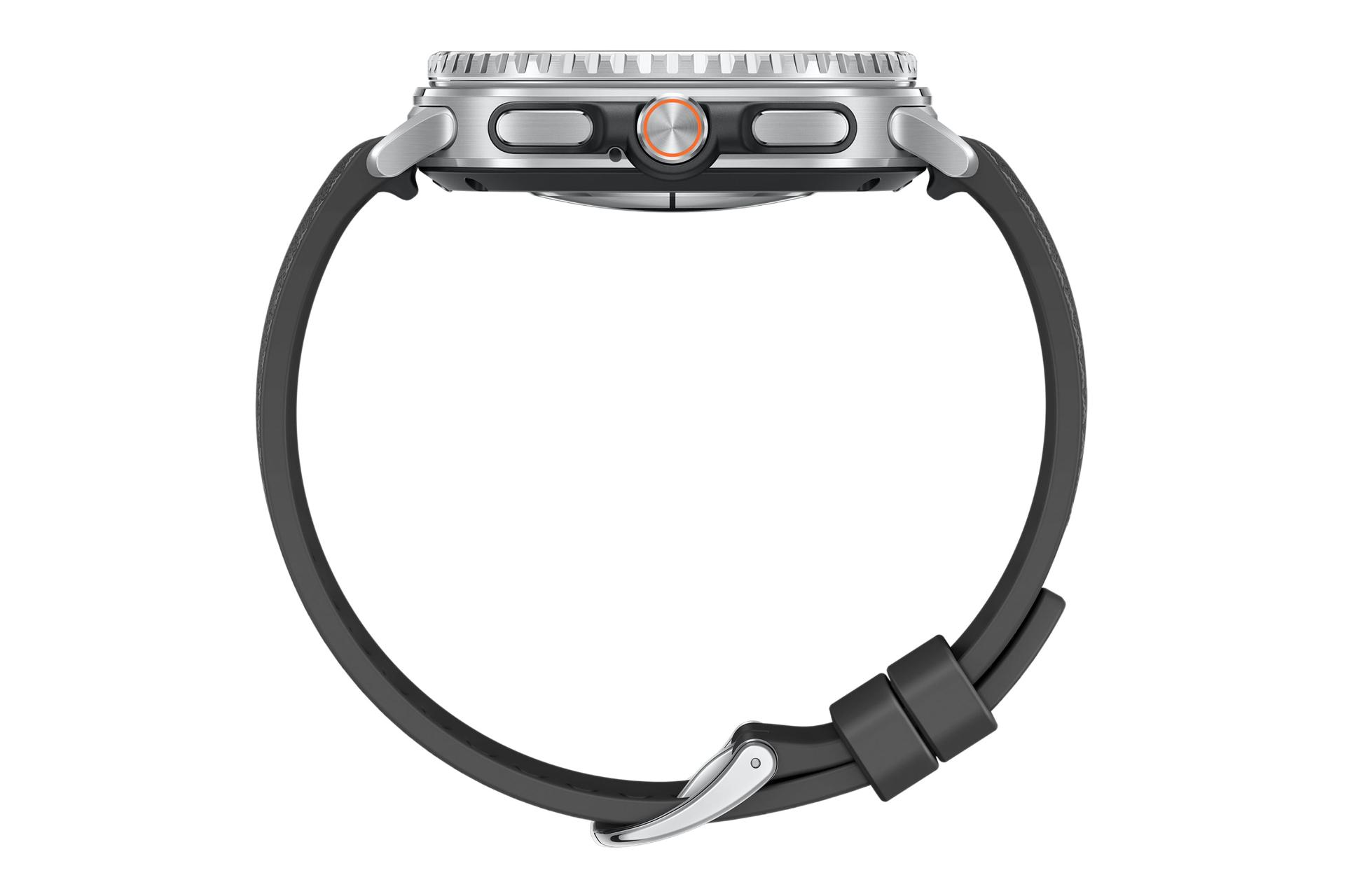 نمای جانبی ساعت هوشمند سامسونگ گلکسی واچ 8 کلاسیک مشکی / Samsung Galaxy Watch8 Classic