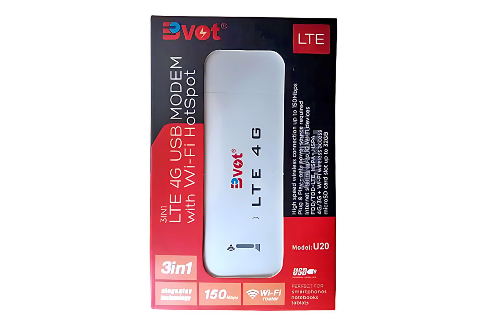 جعبه مودم و روتر سیم‌ کارتی بی وت Bvot U20