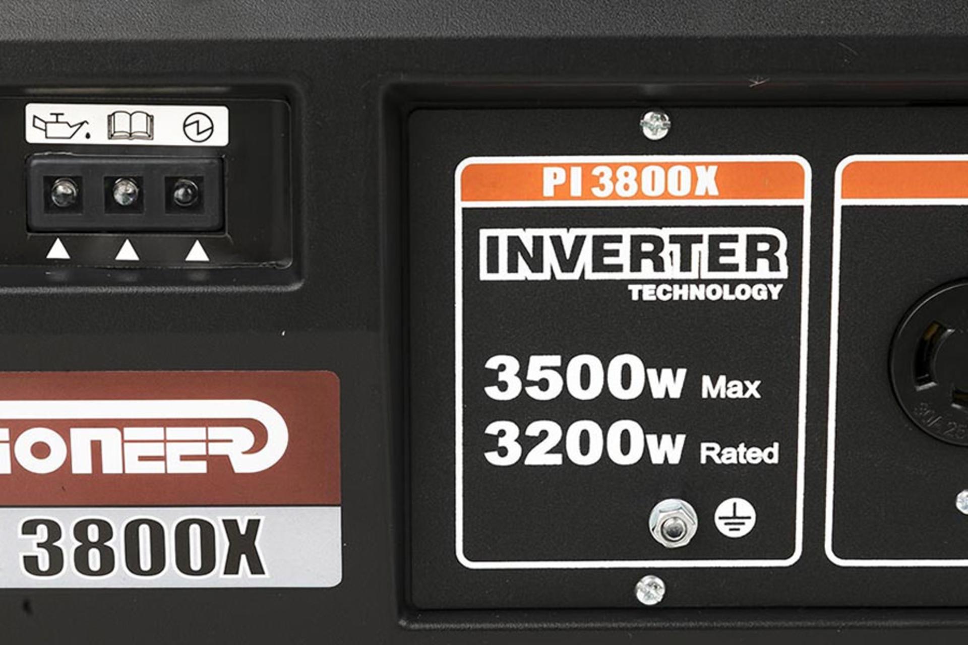 موتور برق پایونیر Pioneer PI 3800X نمای پنل جلو