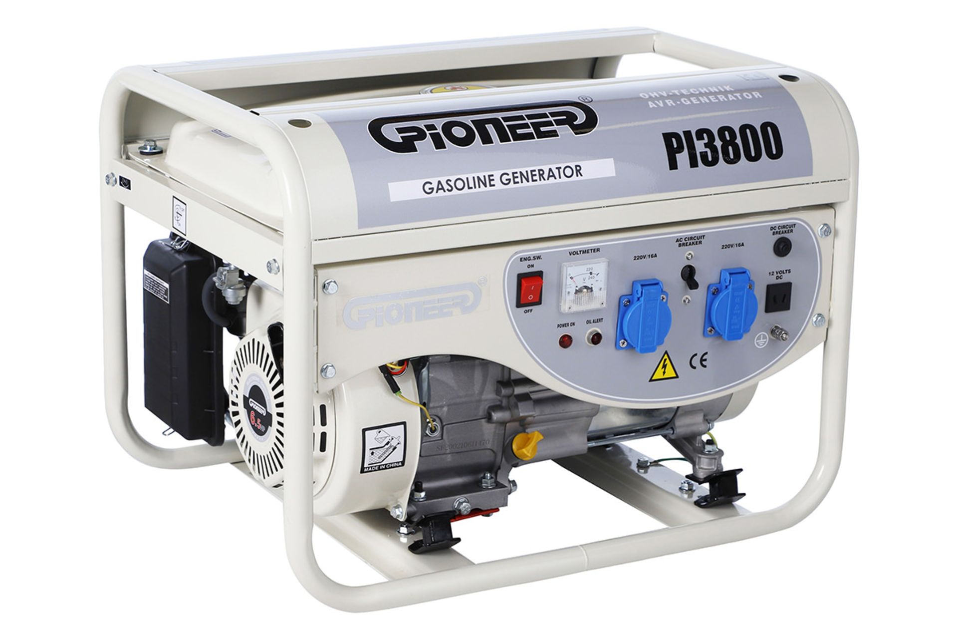 موتور برق پایونیر Pioneer PI3800 نمای جلو و جانبی