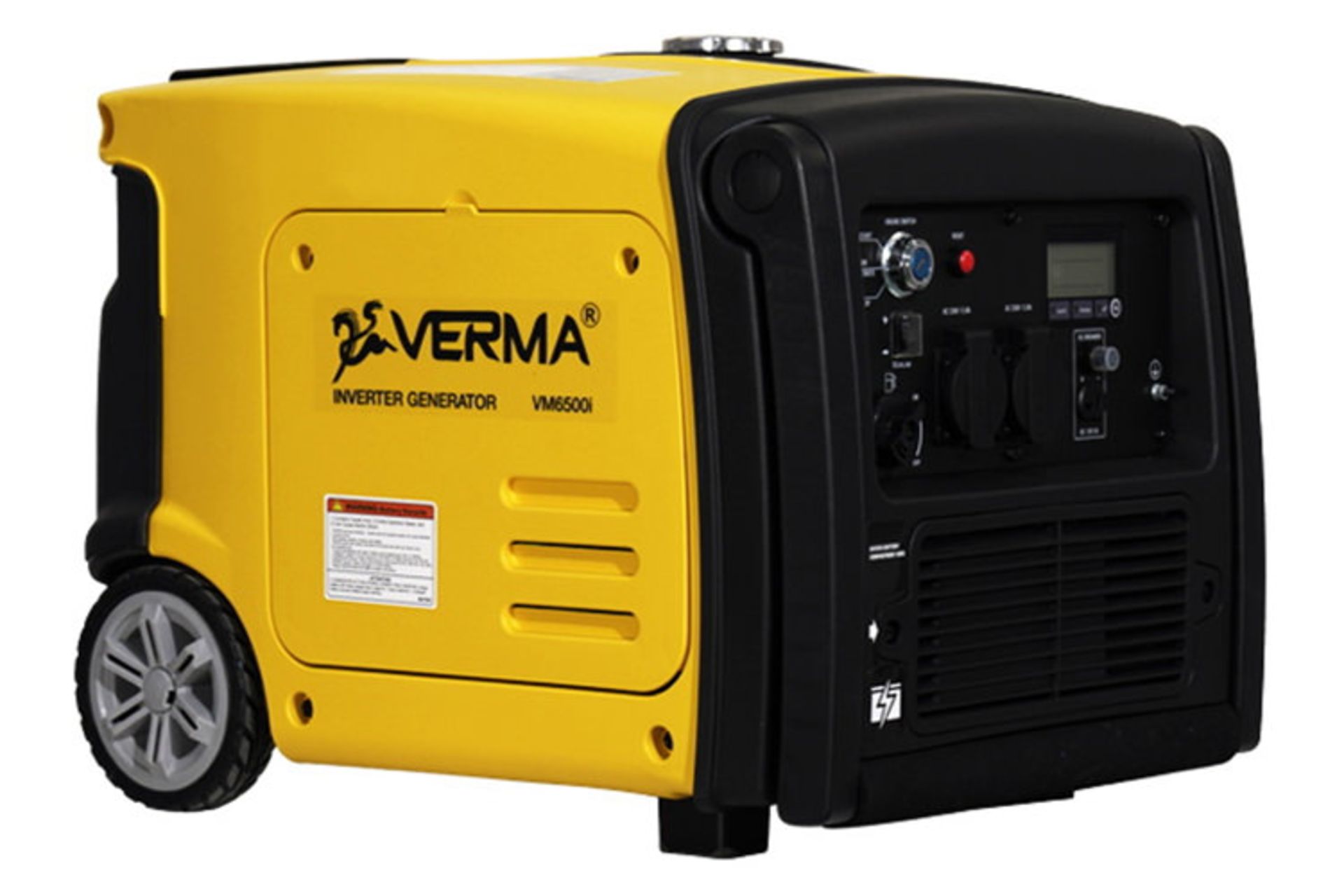 موتور برق ورما VERMA VM6500i نمای جلو و جانبی