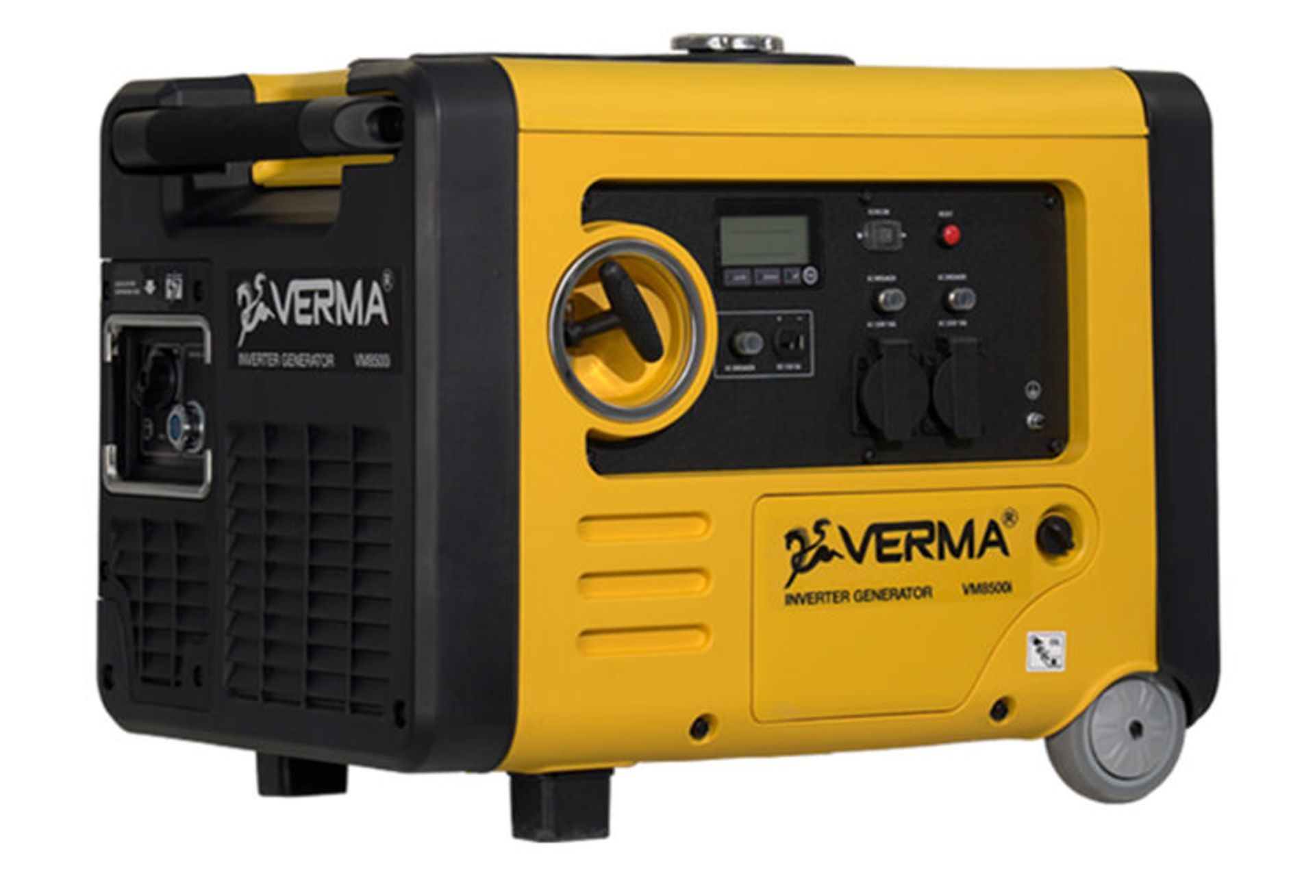 موتور برق ورما VERMA VM8500i نمای جلو و جانبی