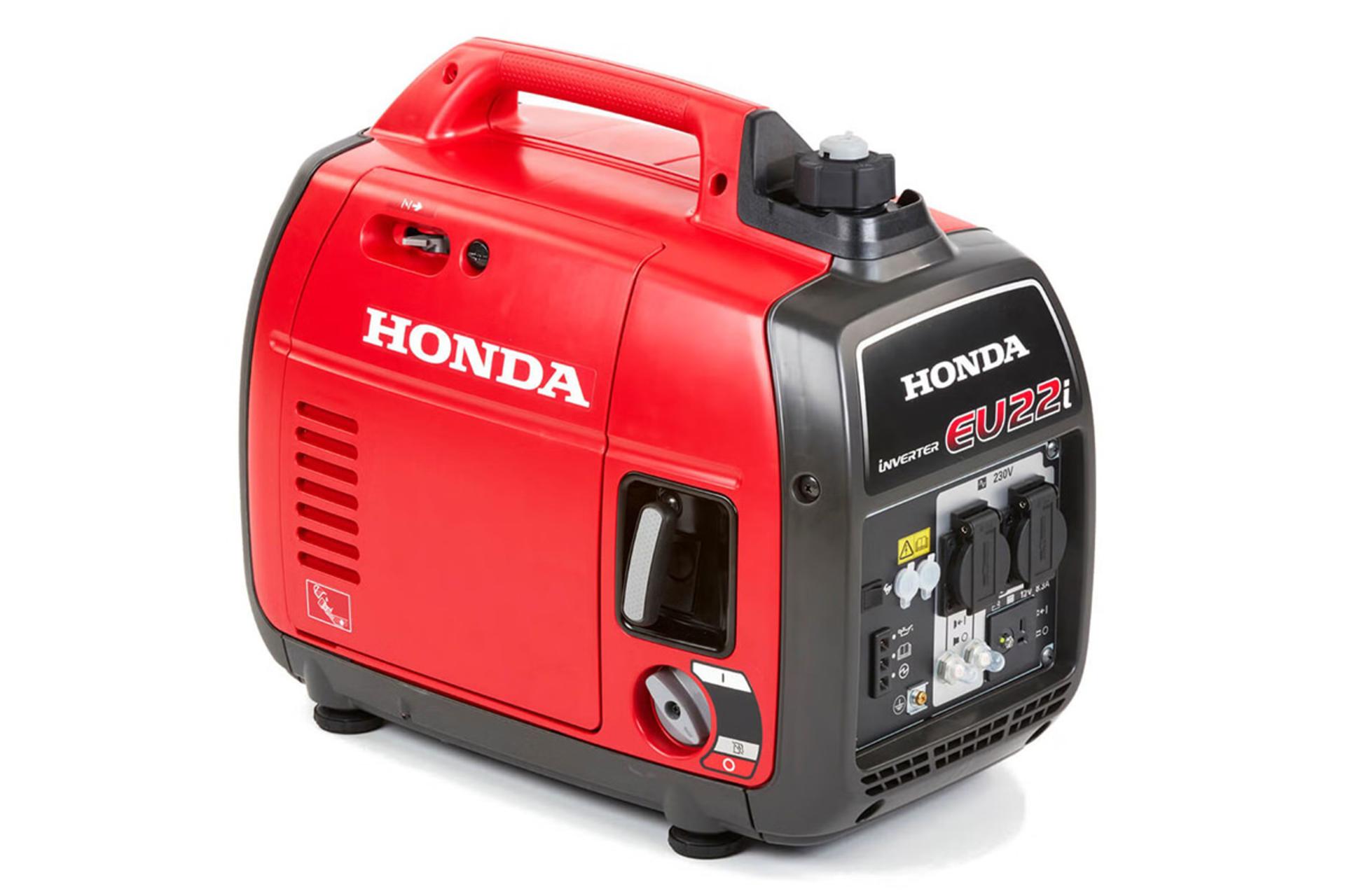 موتور برق هوندا Honda EU22i نمای جلو و جانبی