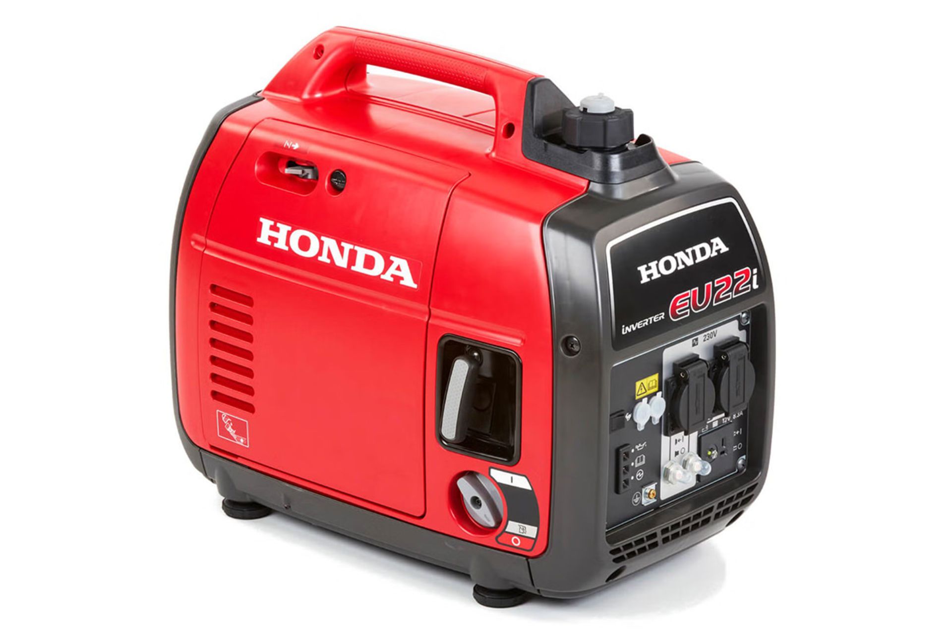 موتور برق هوندا Honda EU22i نمای جلو و جانبی