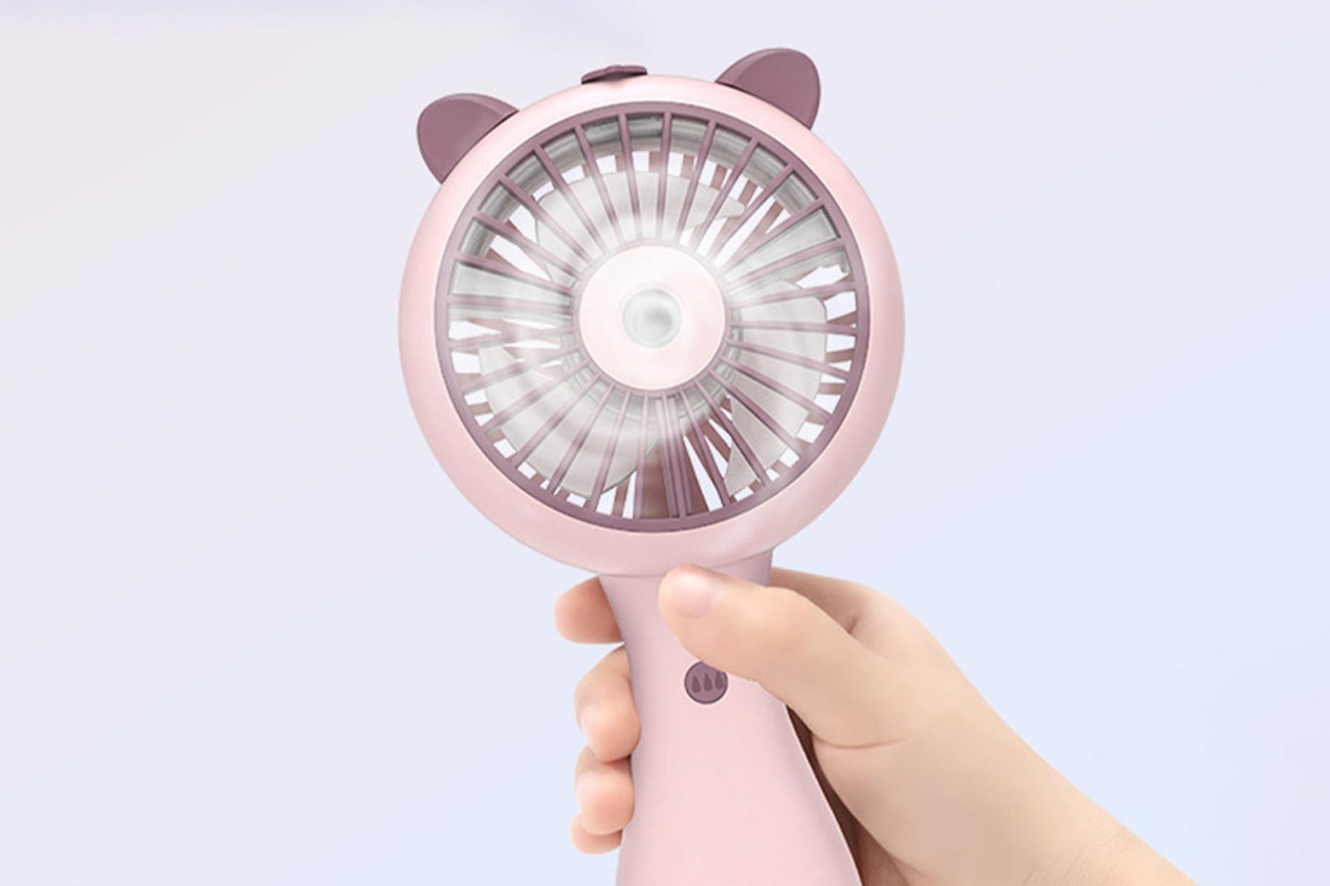 ابعاد پنکه کوچک برانت Brant Fogger Fantasy در دست