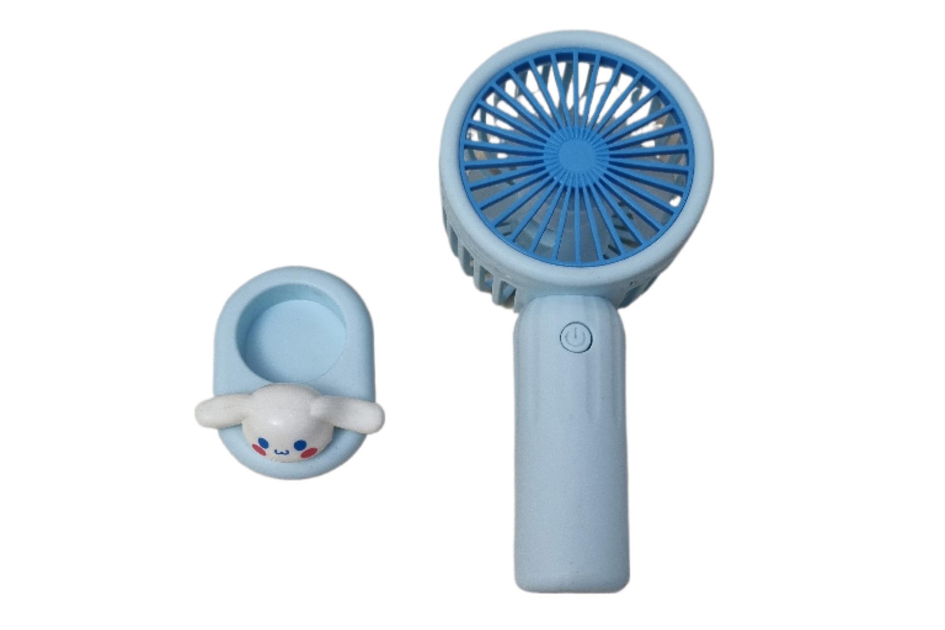پنکه کوچک دستی مدل سینامورول Small fan Cinnamoroll به همراه پایه
