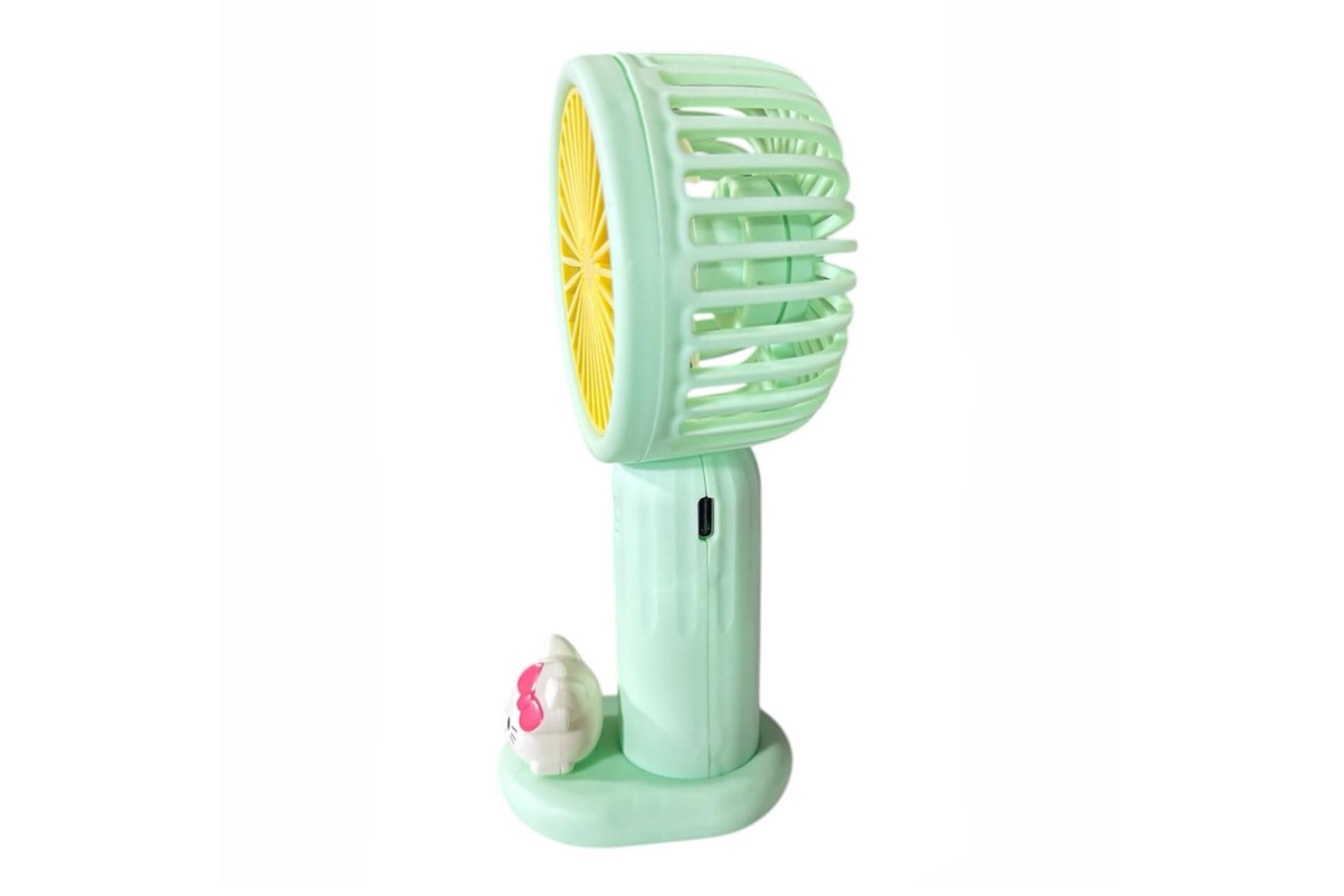 نمای کناری پنکه کوچک دستی مدل کیتی Small fan Cathy