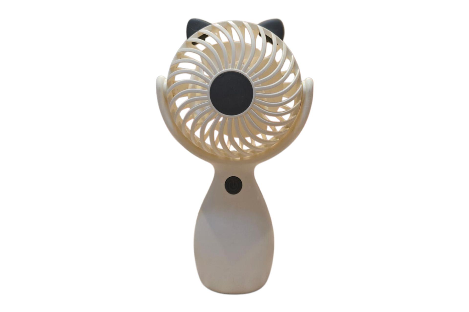 نمای جلوی پنکه کوچک دستی مدل گربه‌‎ای Small fan Cat