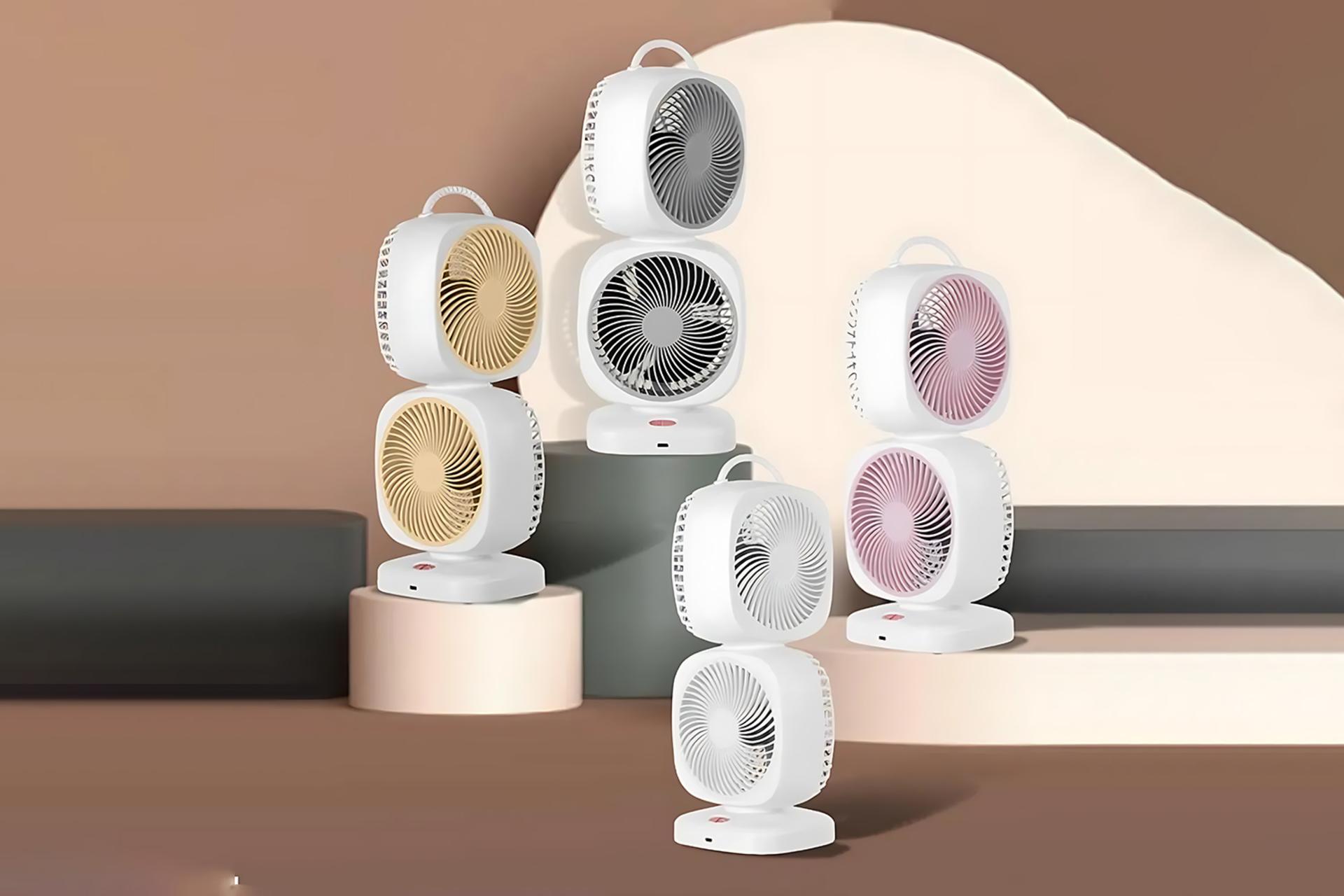 مرجع متخصصين ايران رنگ بندي پنكه كوچك روميزي مدل دو طبقه Small fan M212
