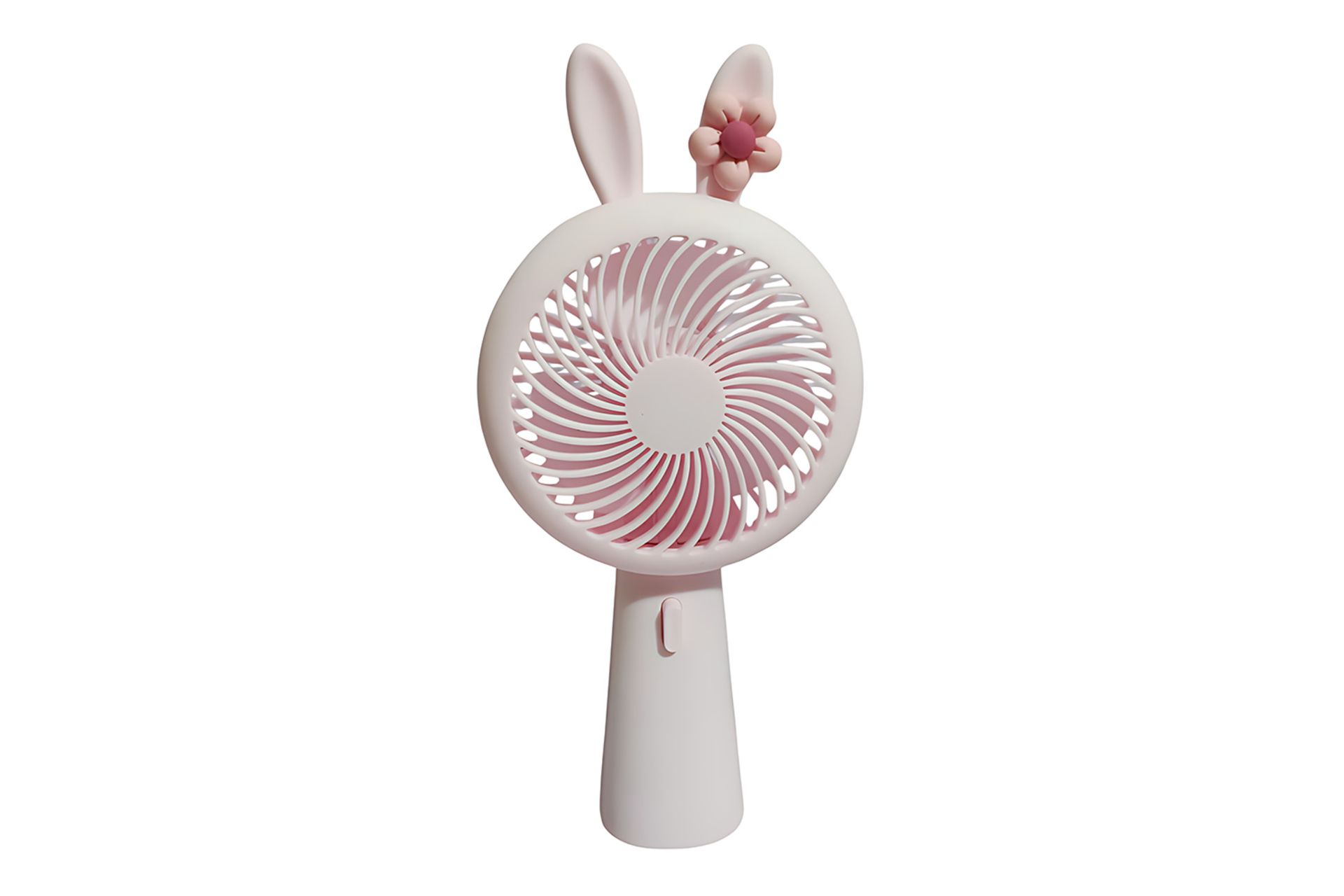 پنکه کوچک دستی مدل خرگوش گل‌دار Small fan Flower Rabbit