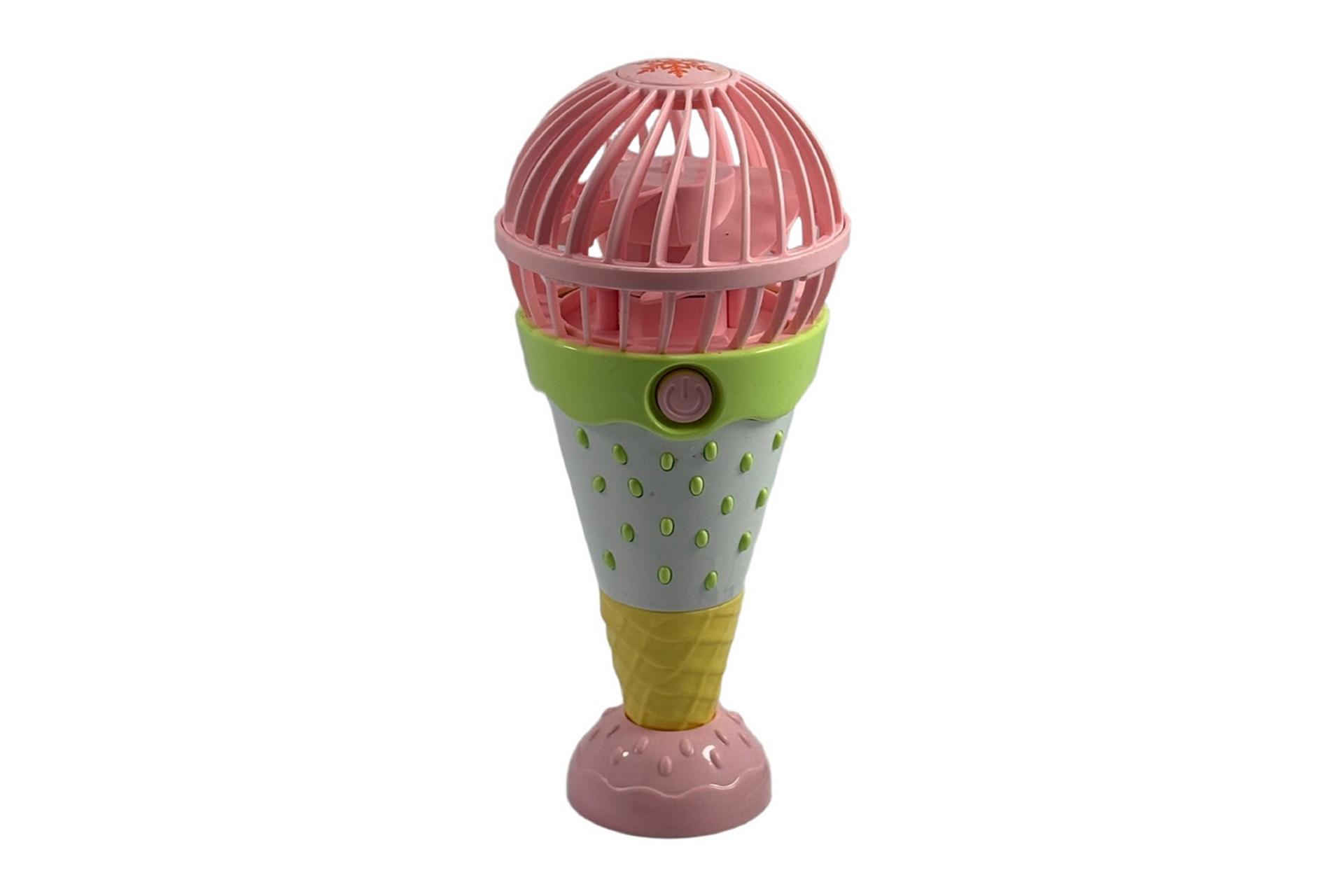 پنکه کوچک دستی مدل بستنی قیفی Small fan Funnel ice cream 2025