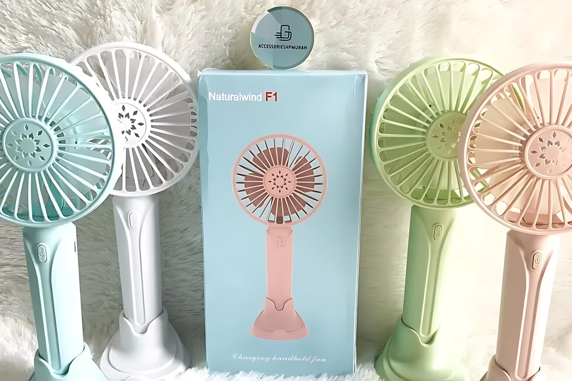 پنکه کوچک دستی Small fan Natural Wind F1 به همراه جعبه