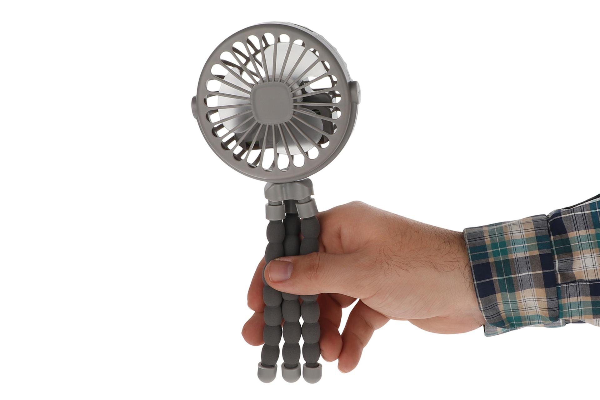 ابعاد پنکه کوچک رومیزی Small fan A1 در دست