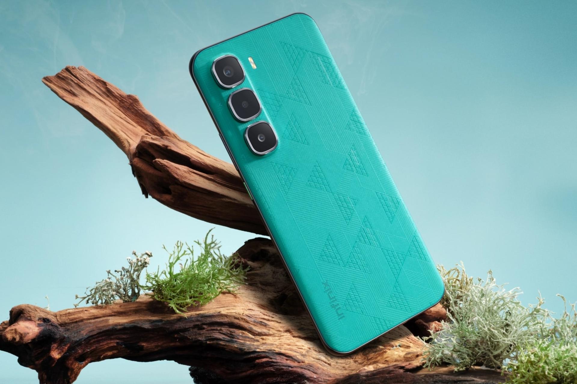 پنل پشت گوشی موبایل Hot 60 پرو پلاس اینفینیکس سبز / Infinix Hot 60 Pro Plus