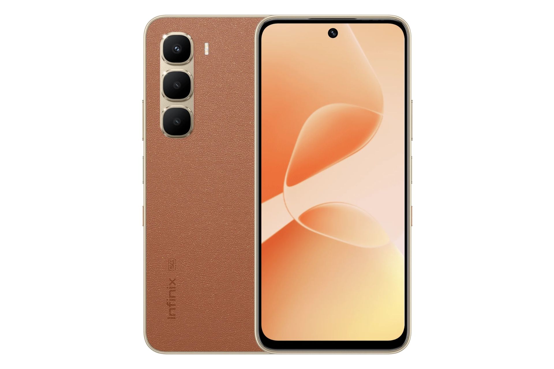 پنل جلو و پشت گوشی موبایل اینفینیکس Infinix Hot 60 قهوه ای