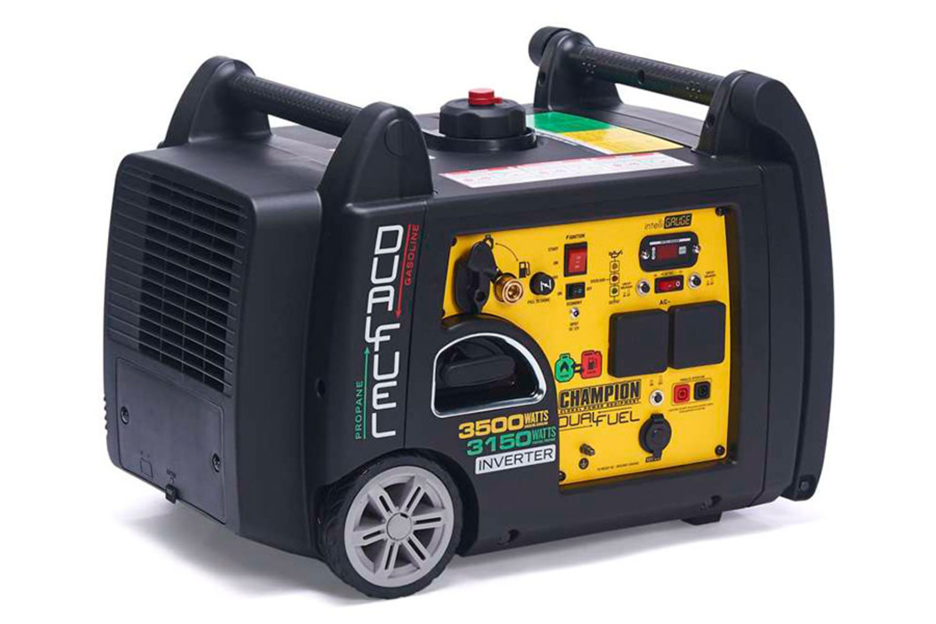 موتور برق چمپیون Champion Power Equipment 73001i-DF نمای جلو و جانبی