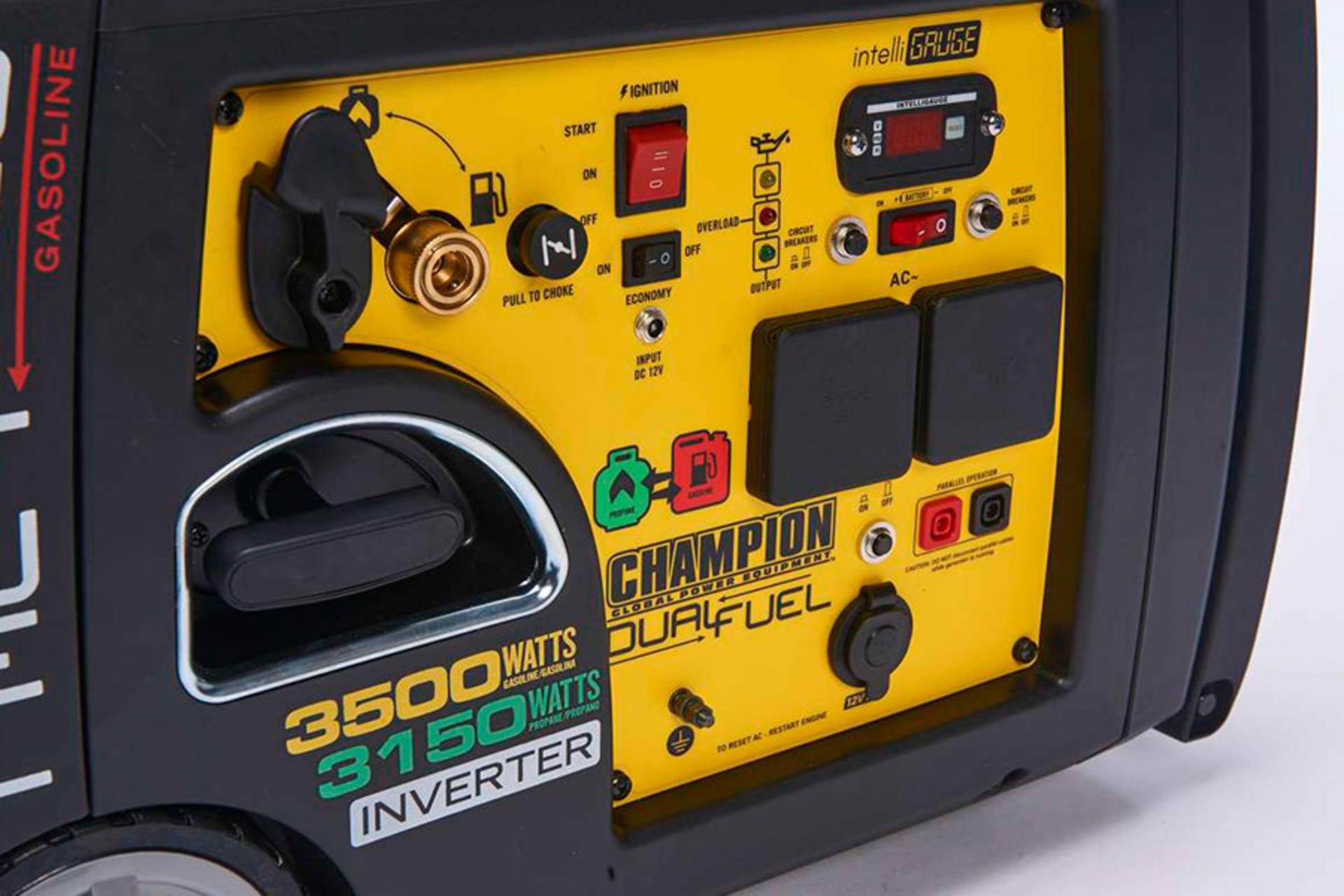 موتور برق چمپیون Champion Power Equipment 73001i-DF نمای پنل