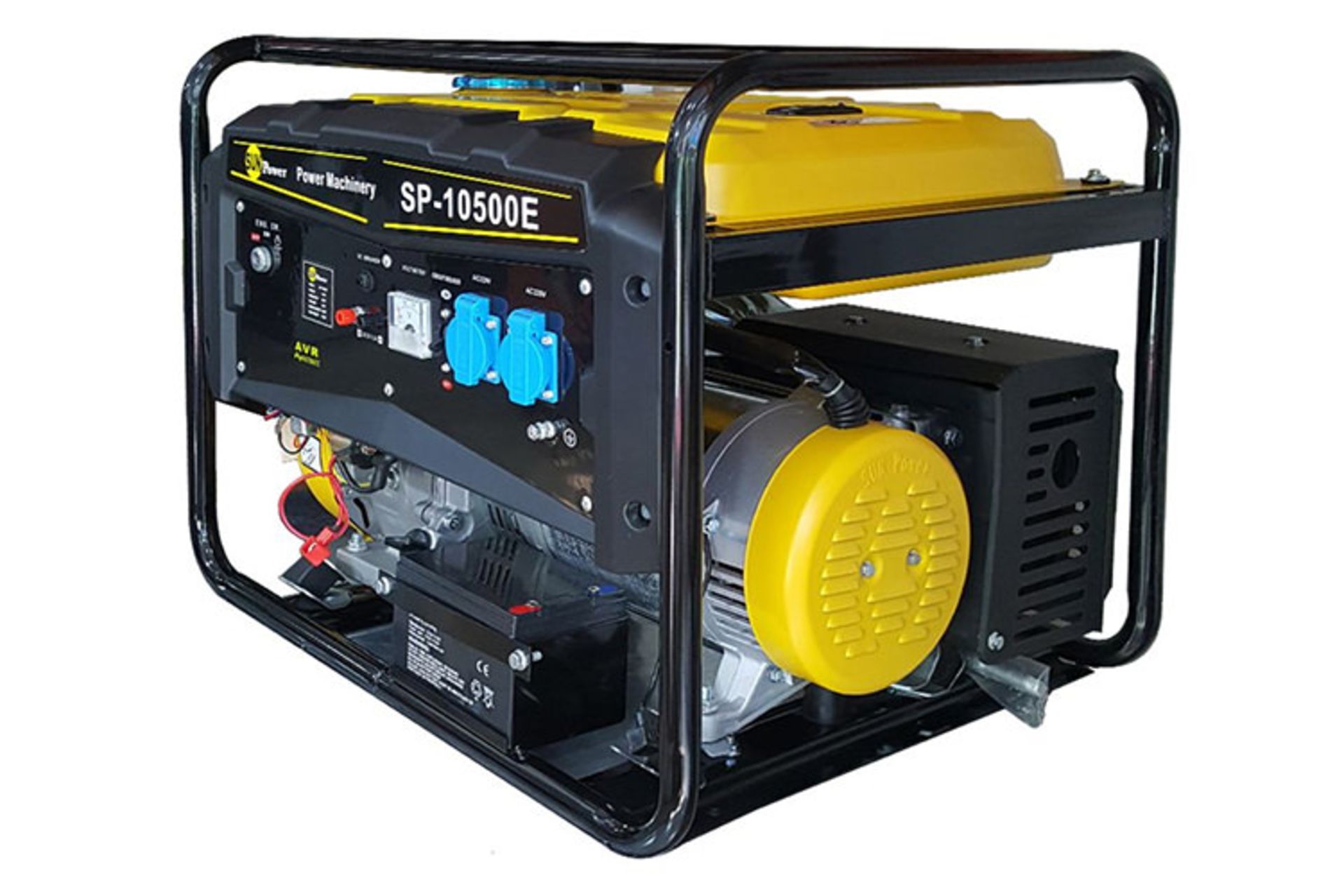 موتور برق سان پاور SUN Power SP-10500E نمای جلو و جانبی