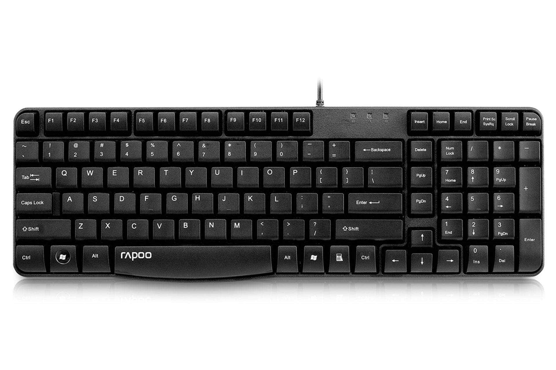 کیبورد رپو N2400 نمای بالا