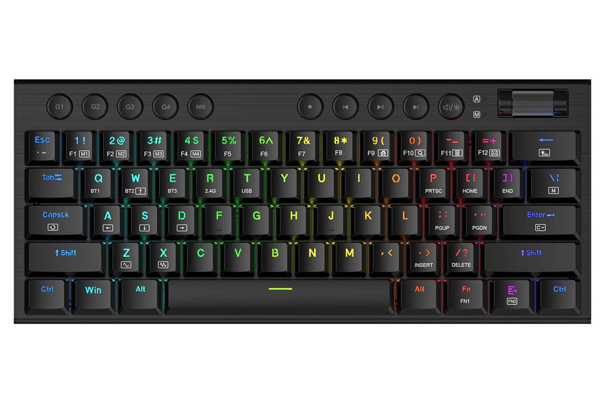 کیبورد ردراگون K632 PRO Noctis نمای بالا