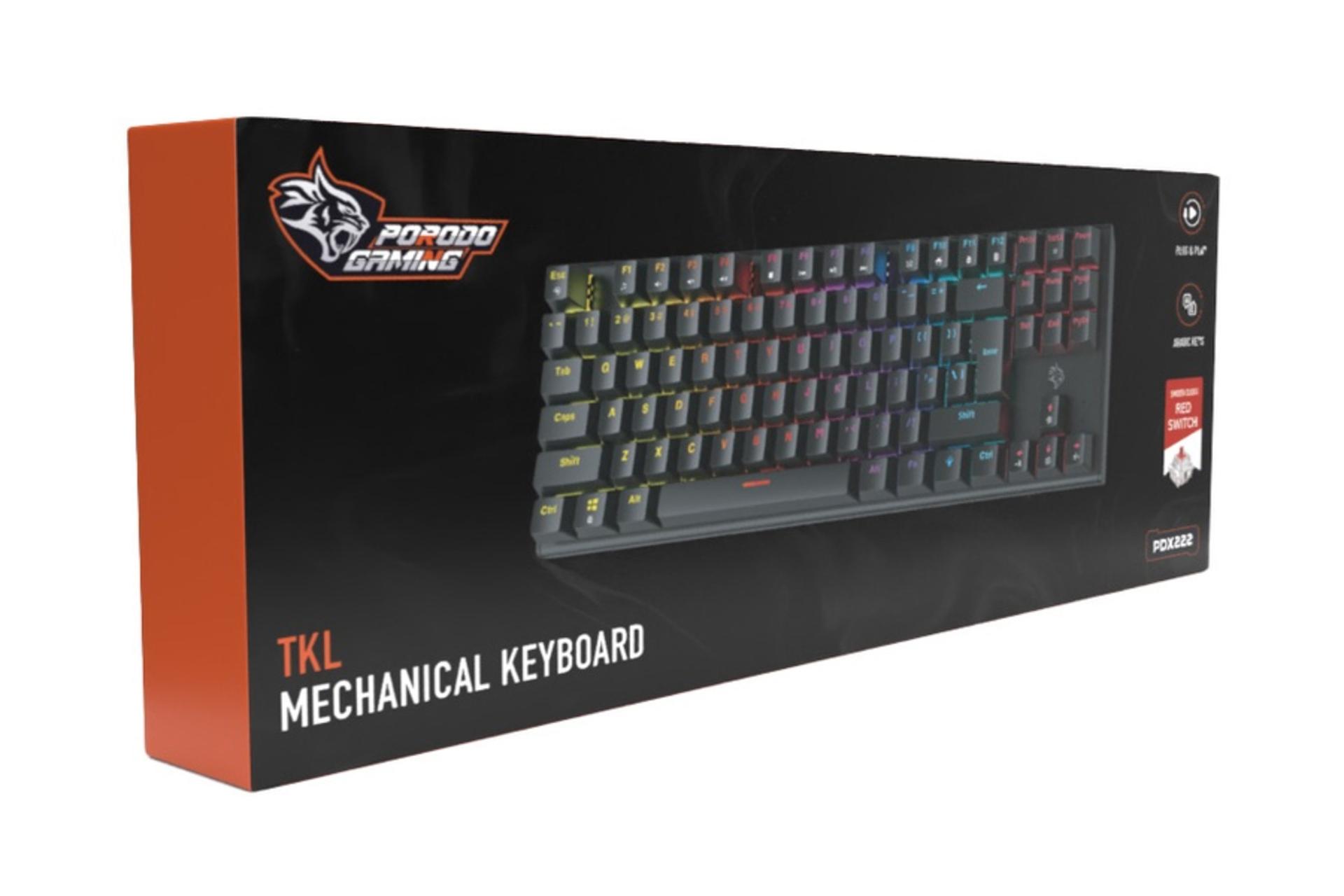 جعبه کیبورد پرودو Gaming TKL Mechanical