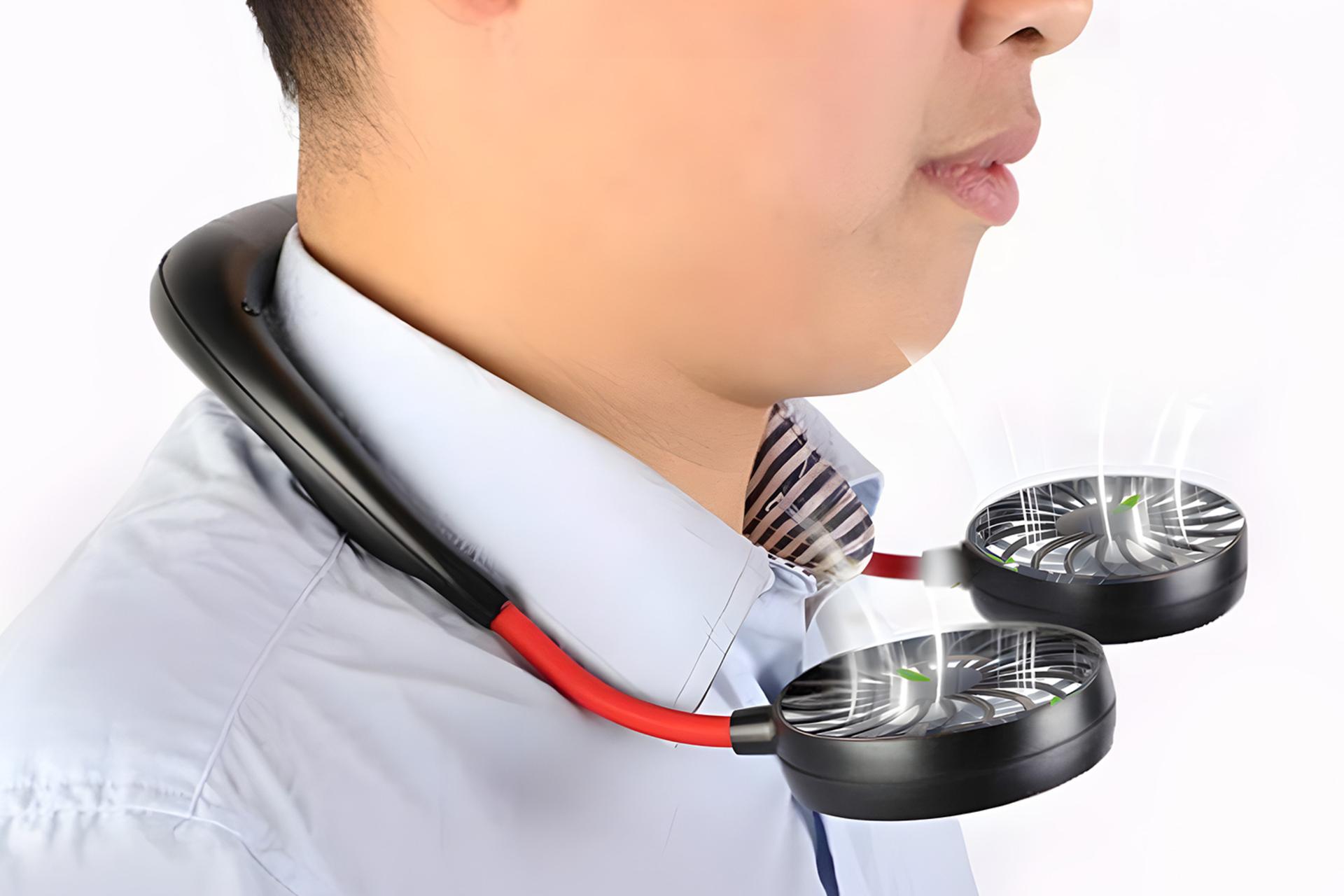 نمای درحال کار پنکه کوچک گردنی Small fan ZY-A1