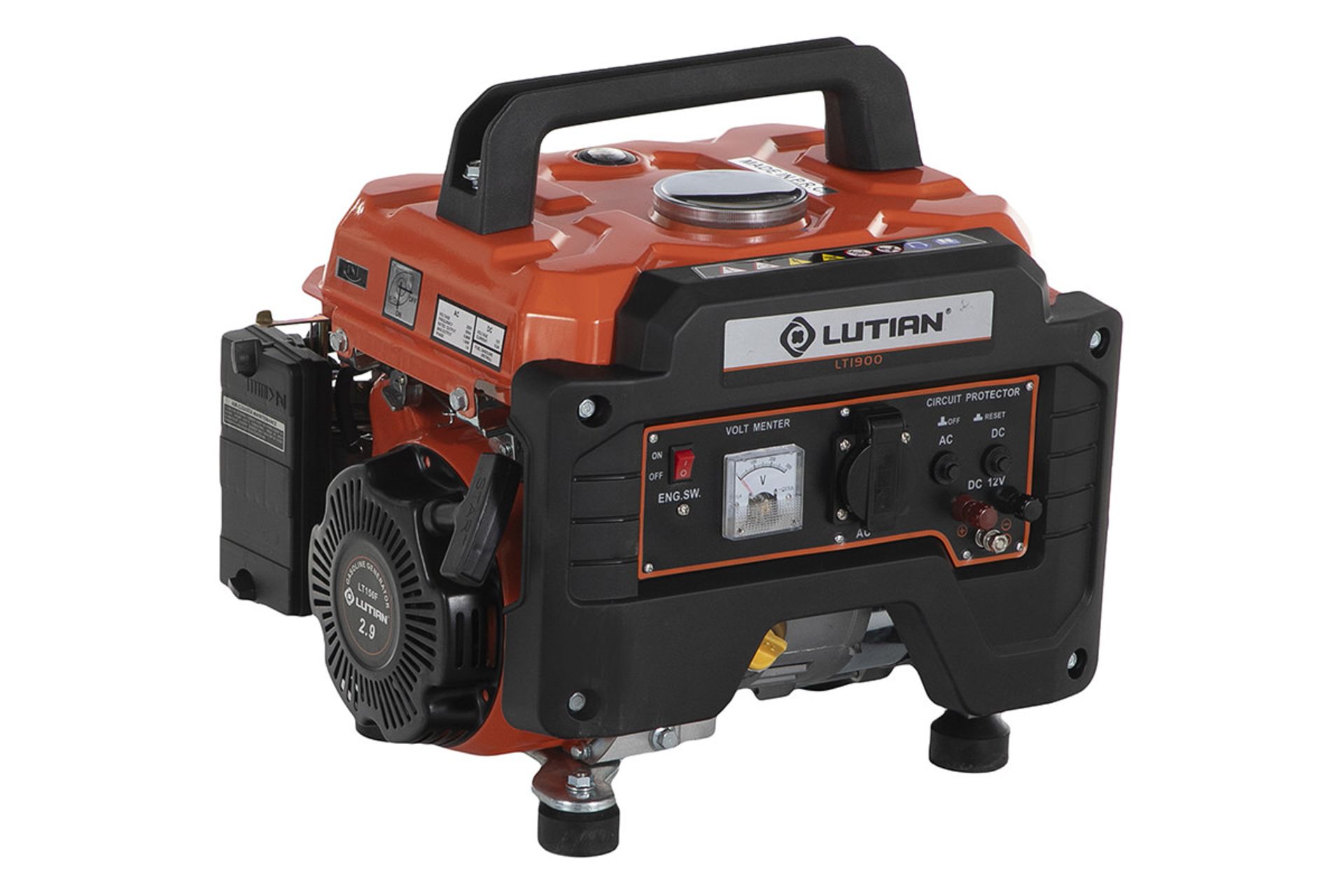 موتور برق لوتیان LUTIAN LT1900 نمای جلو و جانبی